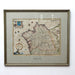 Willem Janszoon Blaeu Kingdom of Galicia Colored Engraving Map Circa 1635 | Work of Man