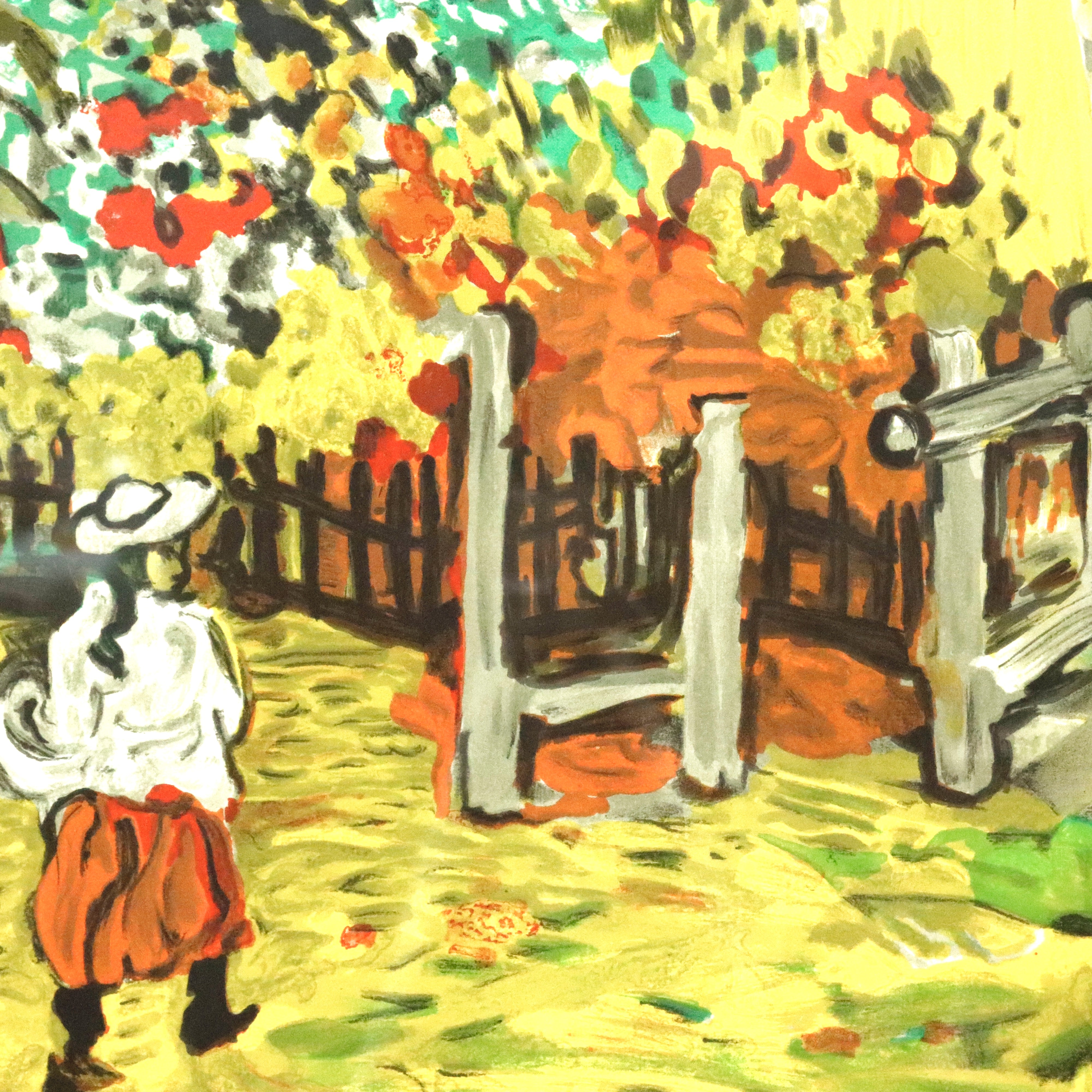 AW8-140: Sacha Moldovan "Garden Gate" Lithograph Hors d'Commerce Proof