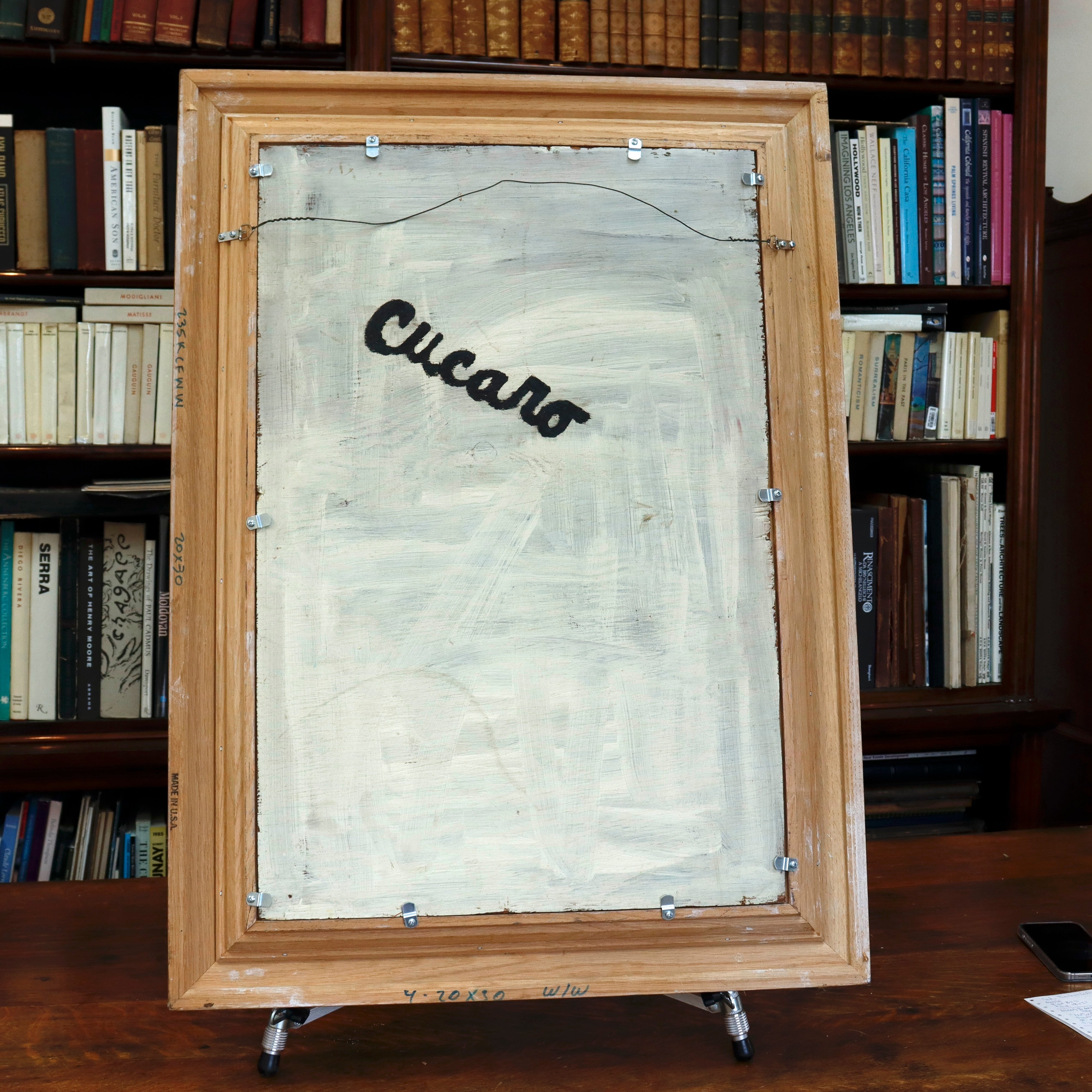 AW425: Pascal Cucaro San Francisco Street Scene Oil on Board Painting