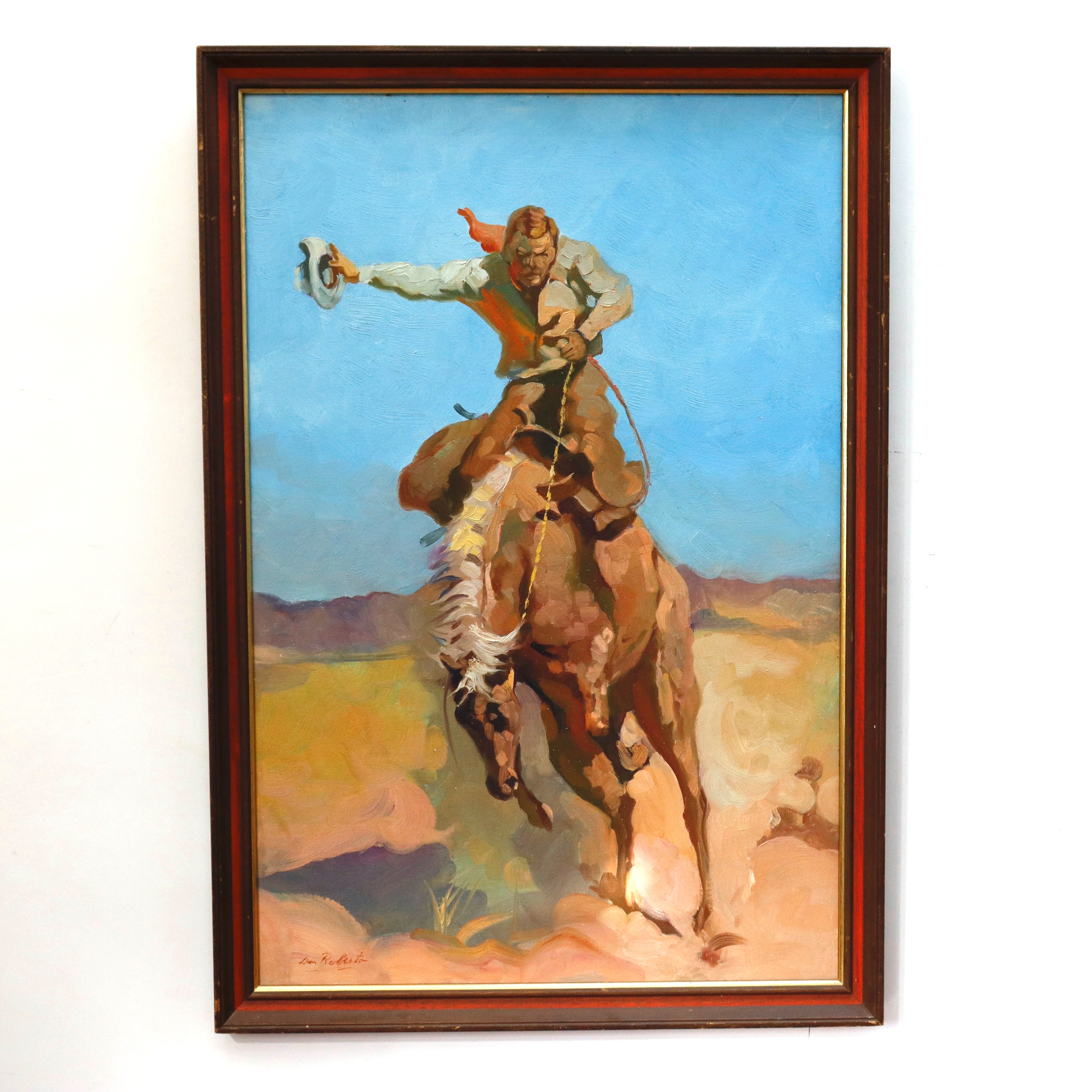Roberto Rider Don Roberto Rough Rider WPA Mural Study | Work of Man — Work of Man Studios