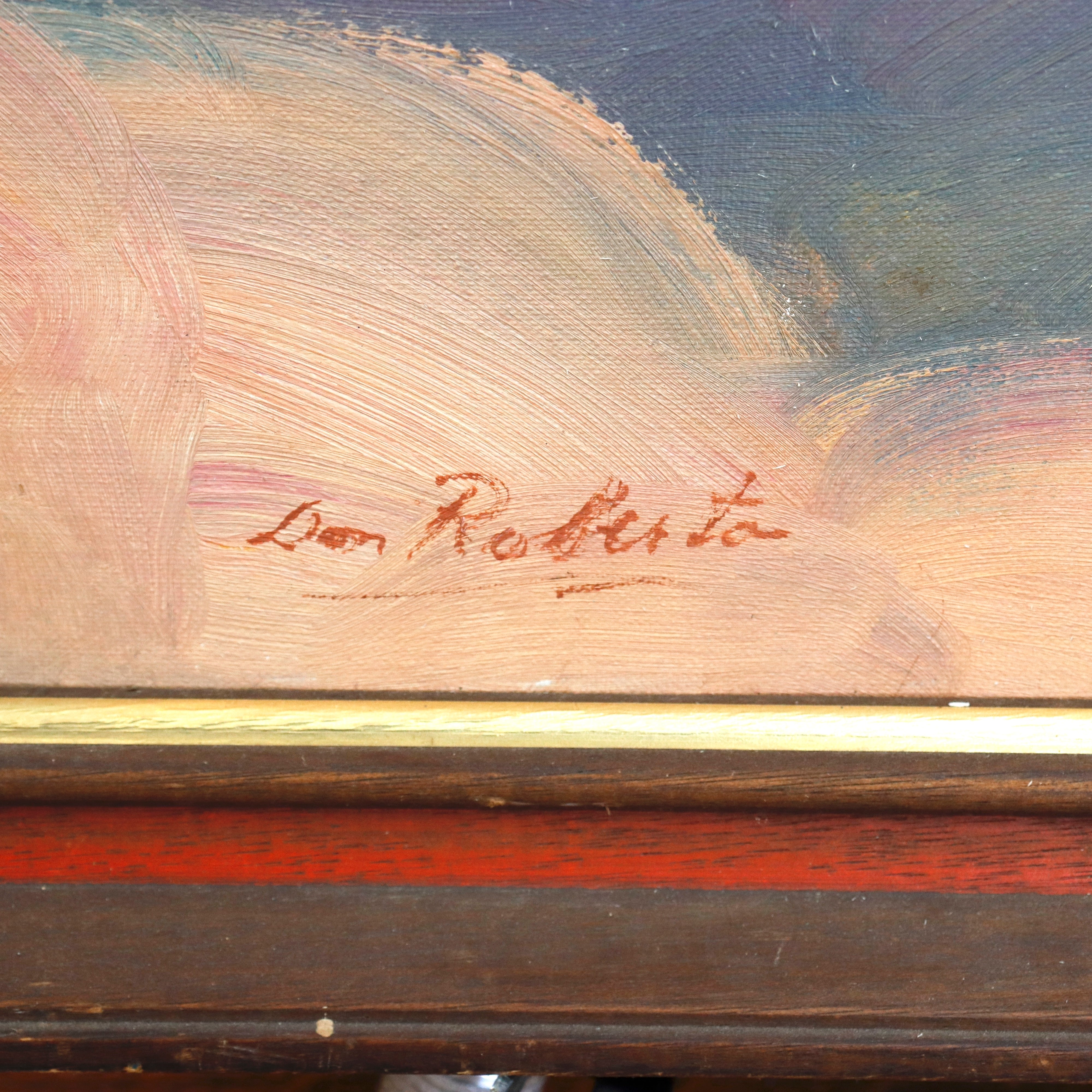 AW933: Don Roberto Teddy Roosevelt Rough Rider WPA Mural Study