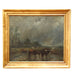 Constant Troyon Attribution 19th Century Barbizon Landscape Oil on Canvas | Work of Man
