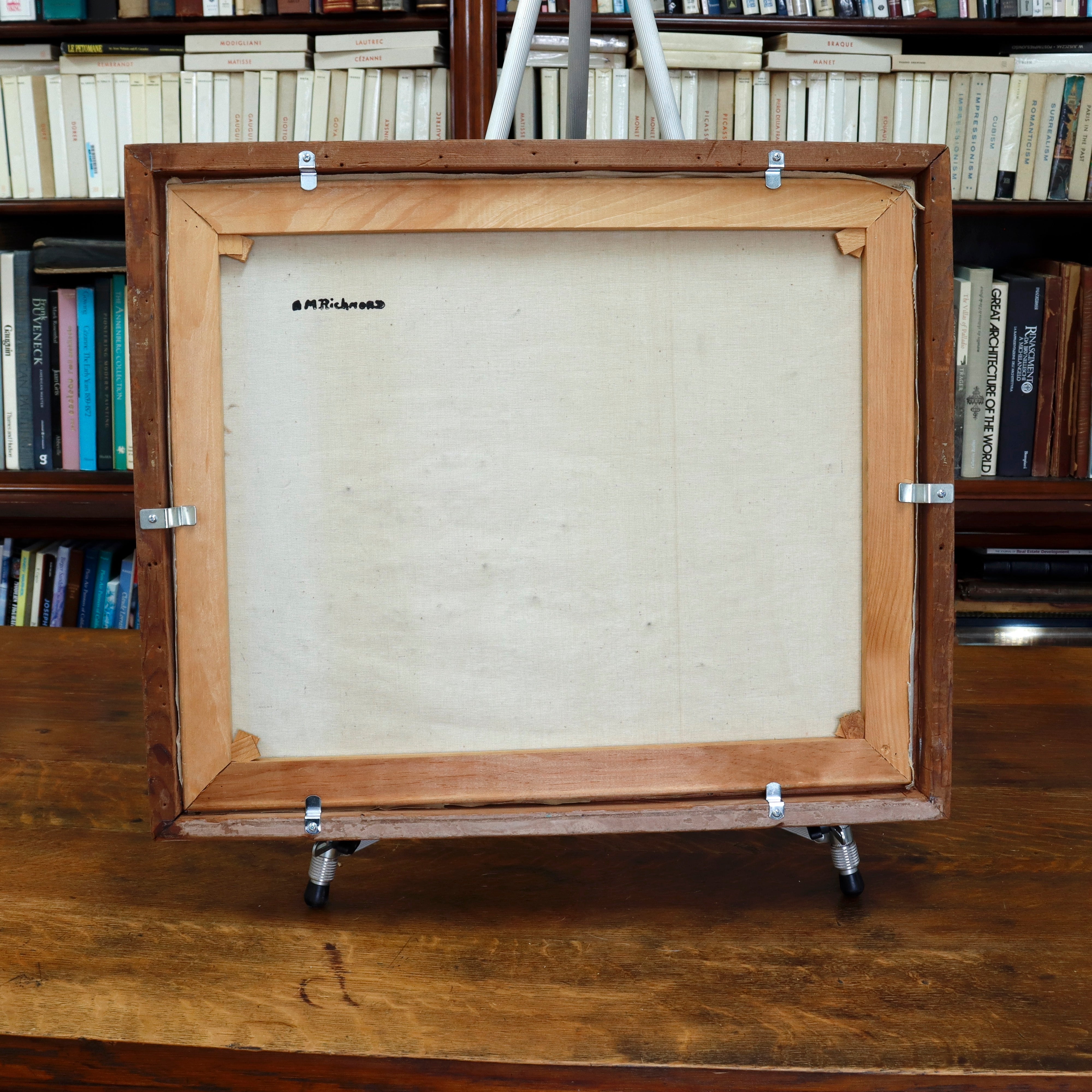 AW938: Agnes Richmond Gloucester Inlet Oil on Canvas Painting