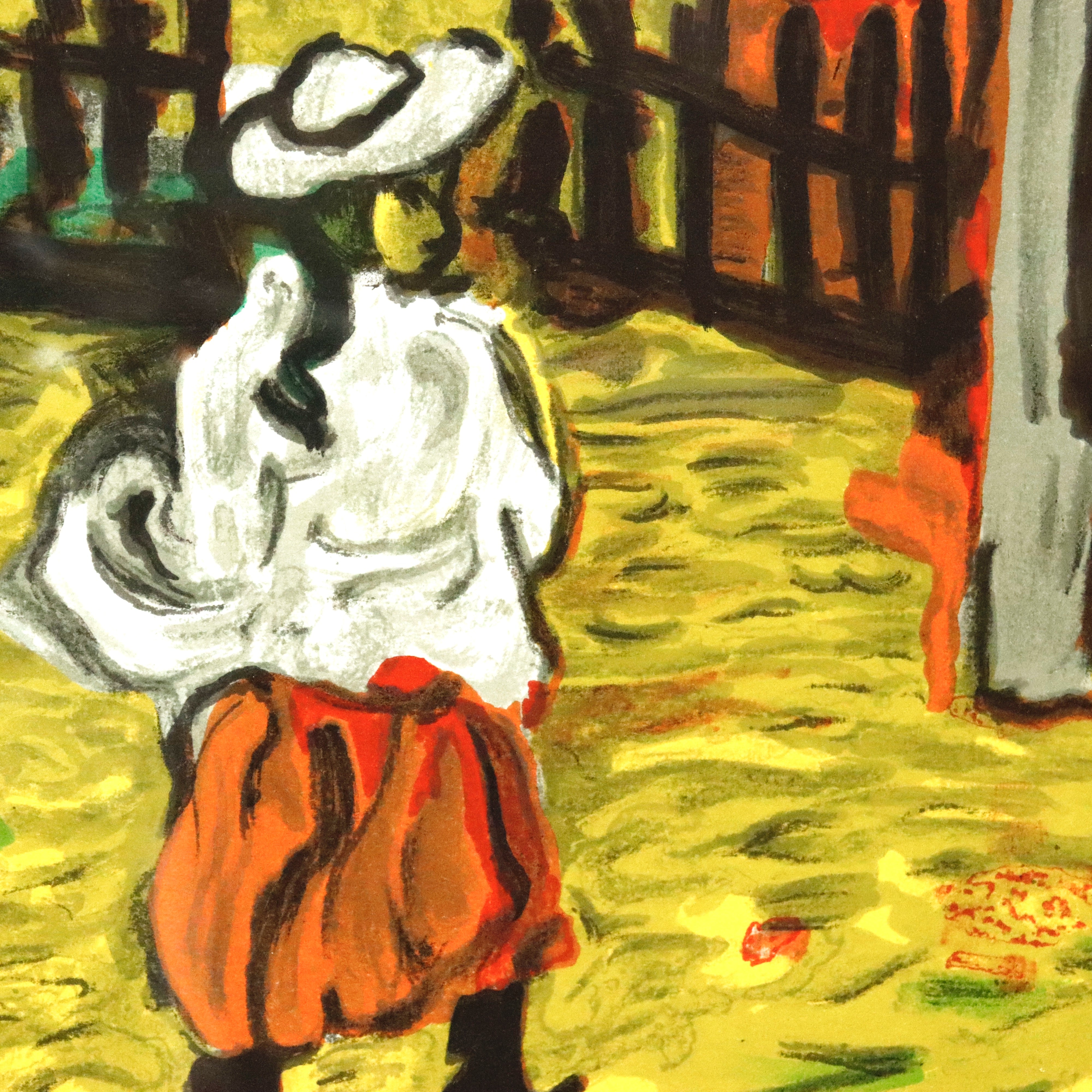 AW8-139: Sacha Moldovan "Garden Gate" Lithograph