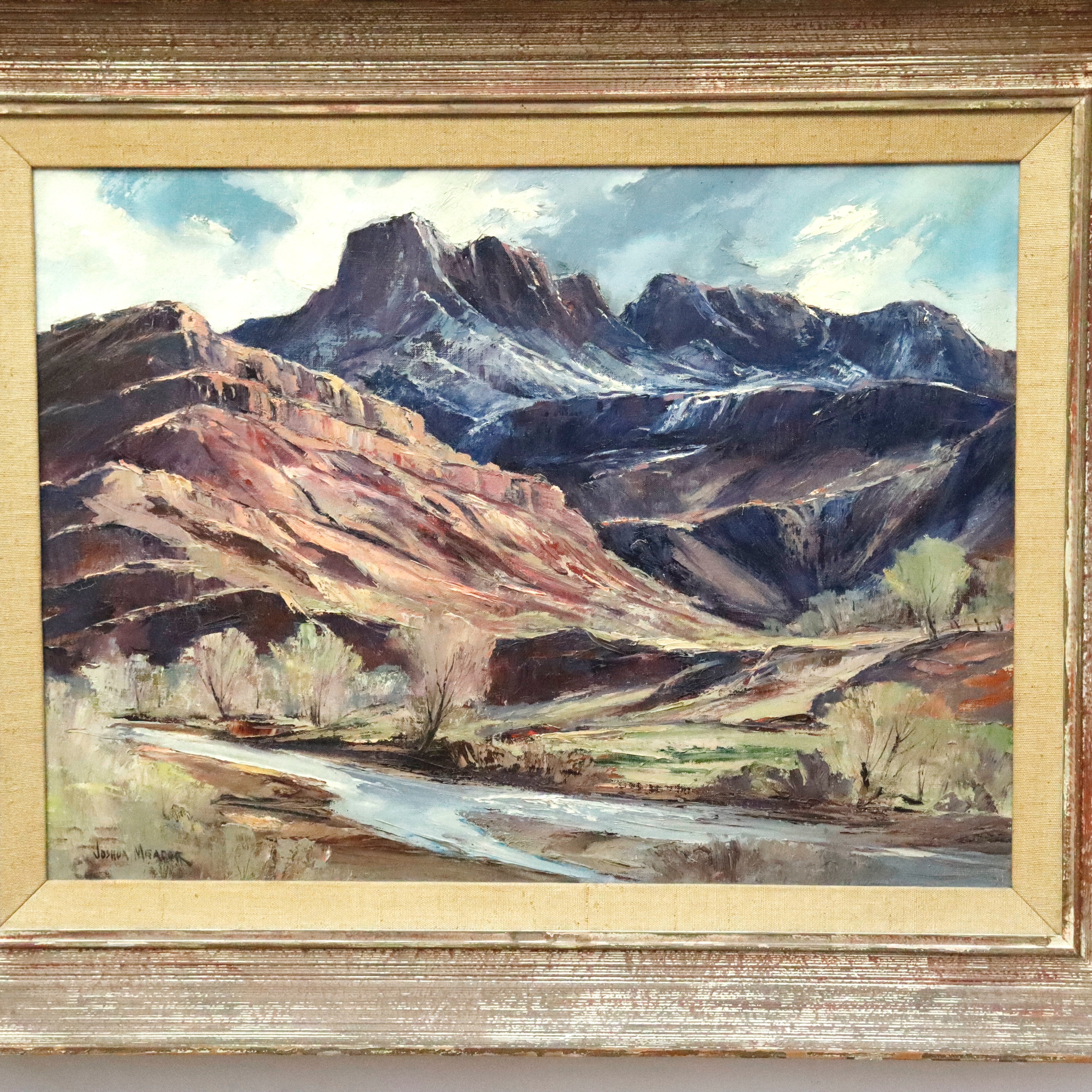 AW078: Joshua Meador Constants Oil on Canvas California Landscape Painting