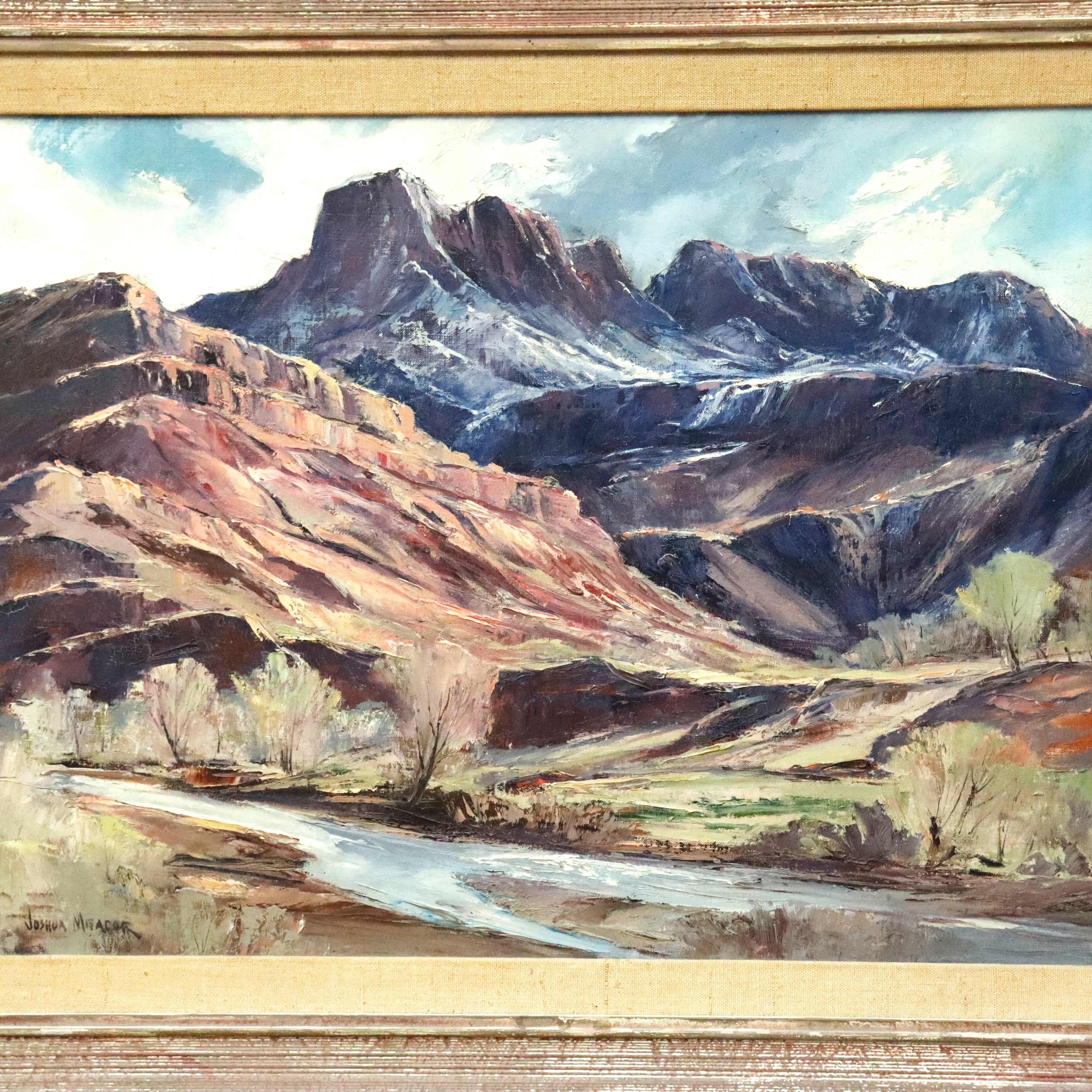 AW078: Joshua Meador Constants Oil on Canvas California Landscape Painting