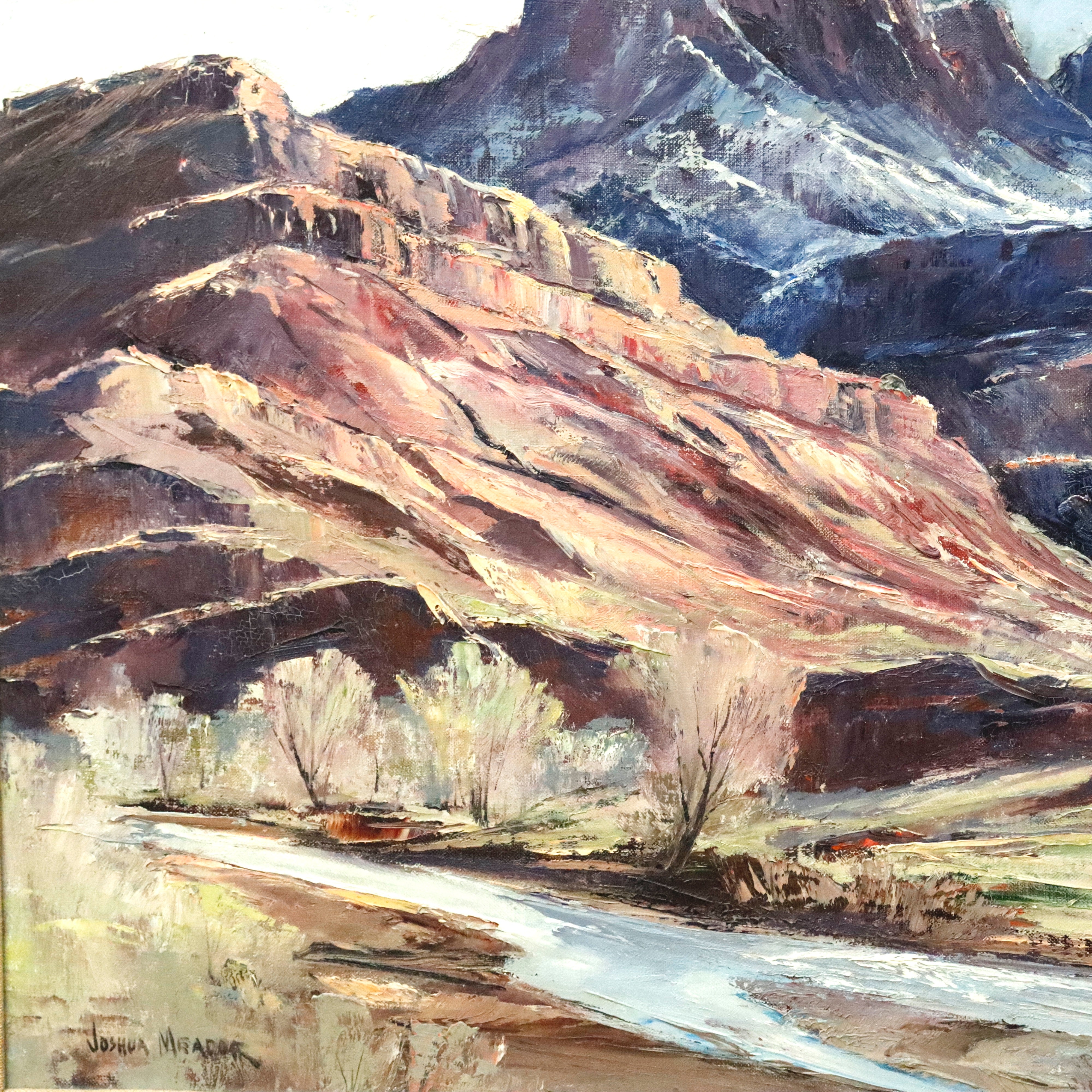 AW078: Joshua Meador Constants Oil on Canvas California Landscape Painting