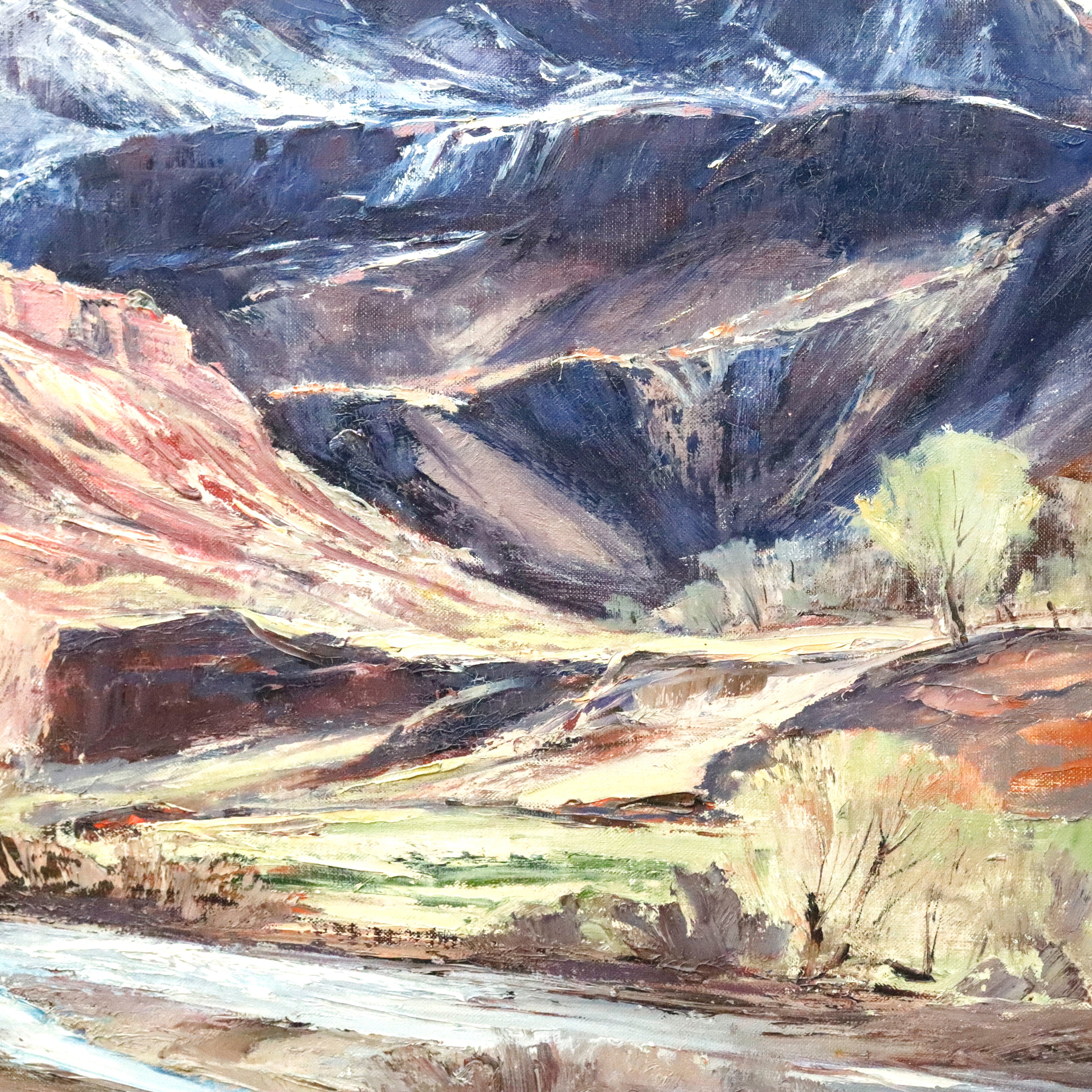 AW078: Joshua Meador Constants Oil on Canvas California Landscape Painting