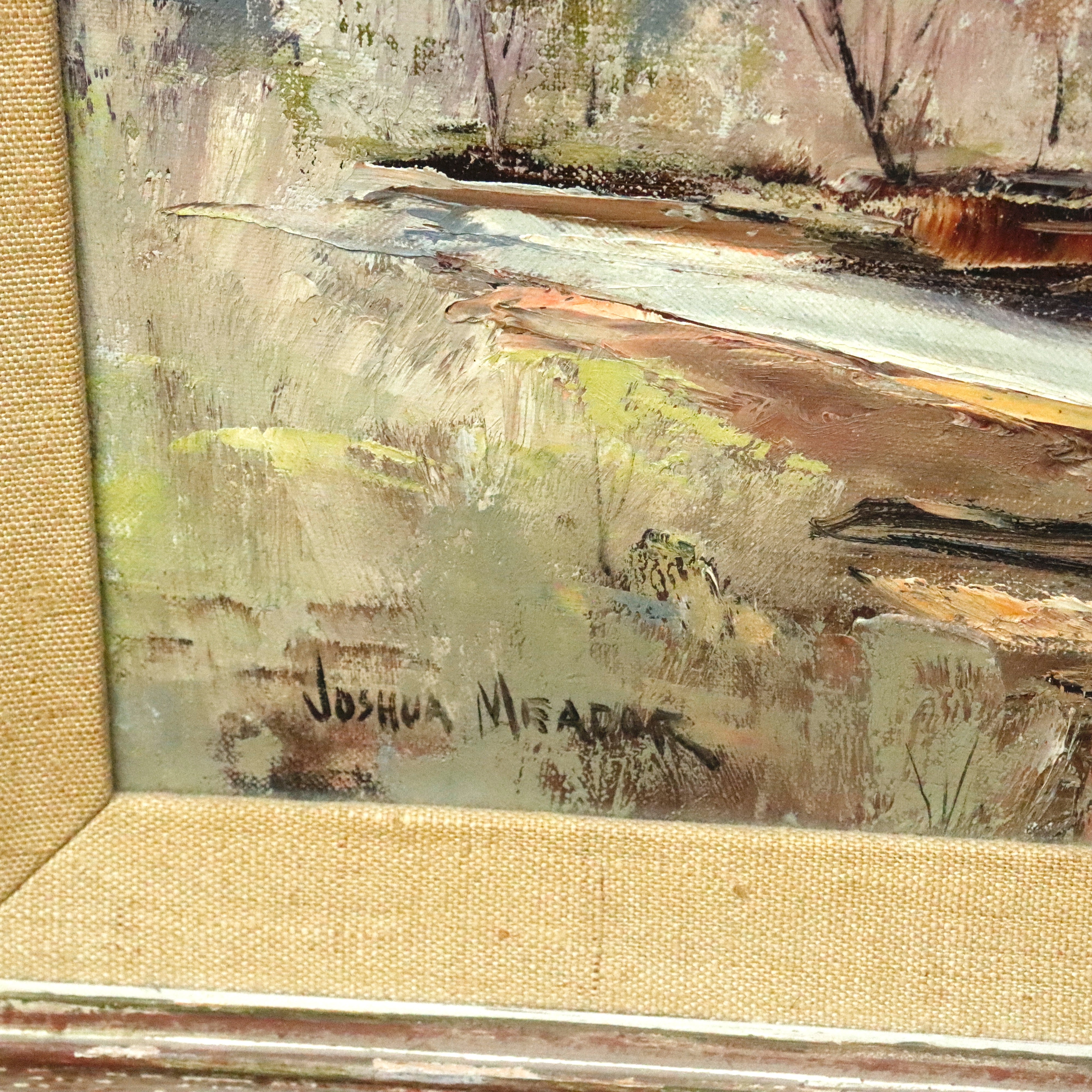 AW078: Joshua Meador Constants Oil on Canvas California Landscape Painting