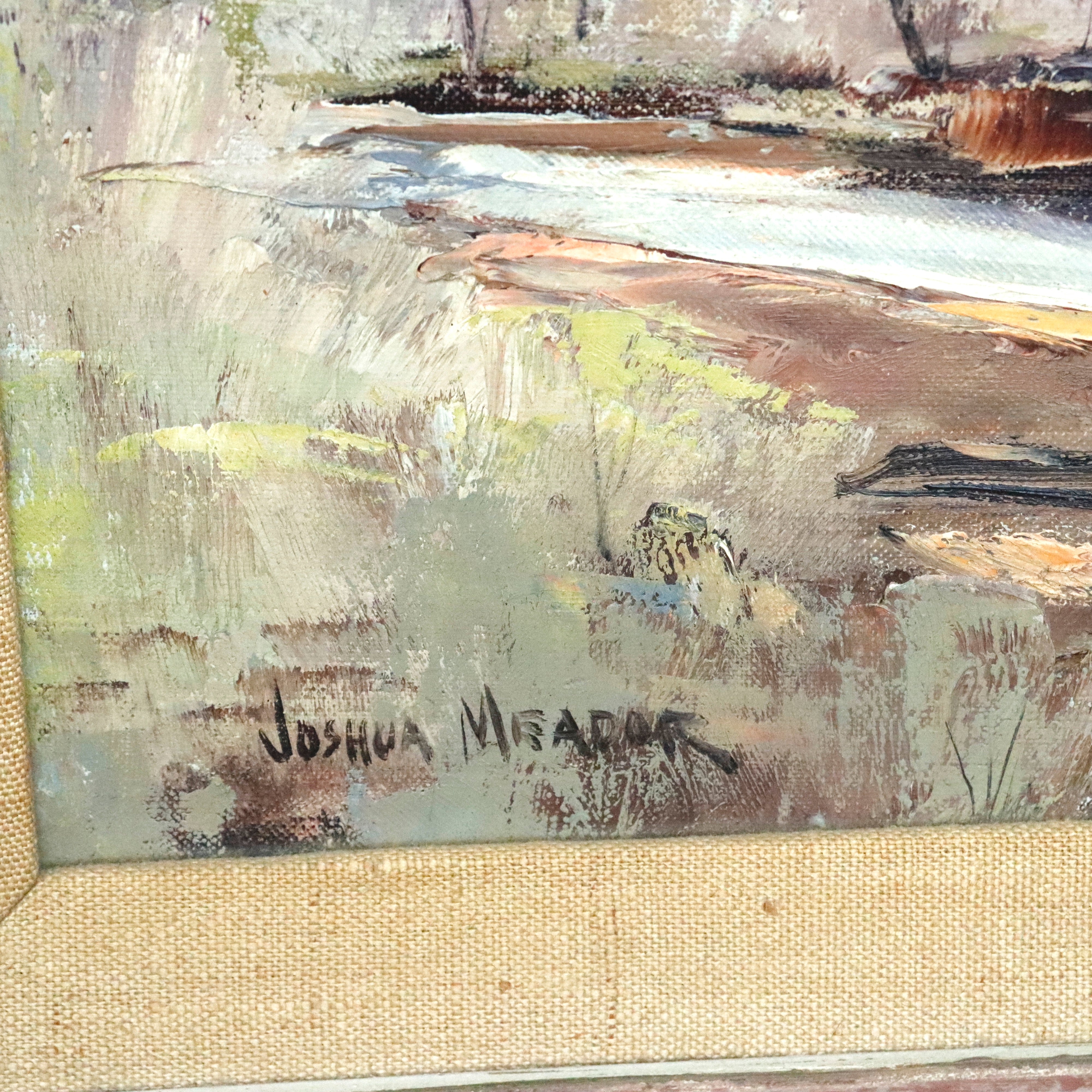 AW078: Joshua Meador Constants Oil on Canvas California Landscape Painting