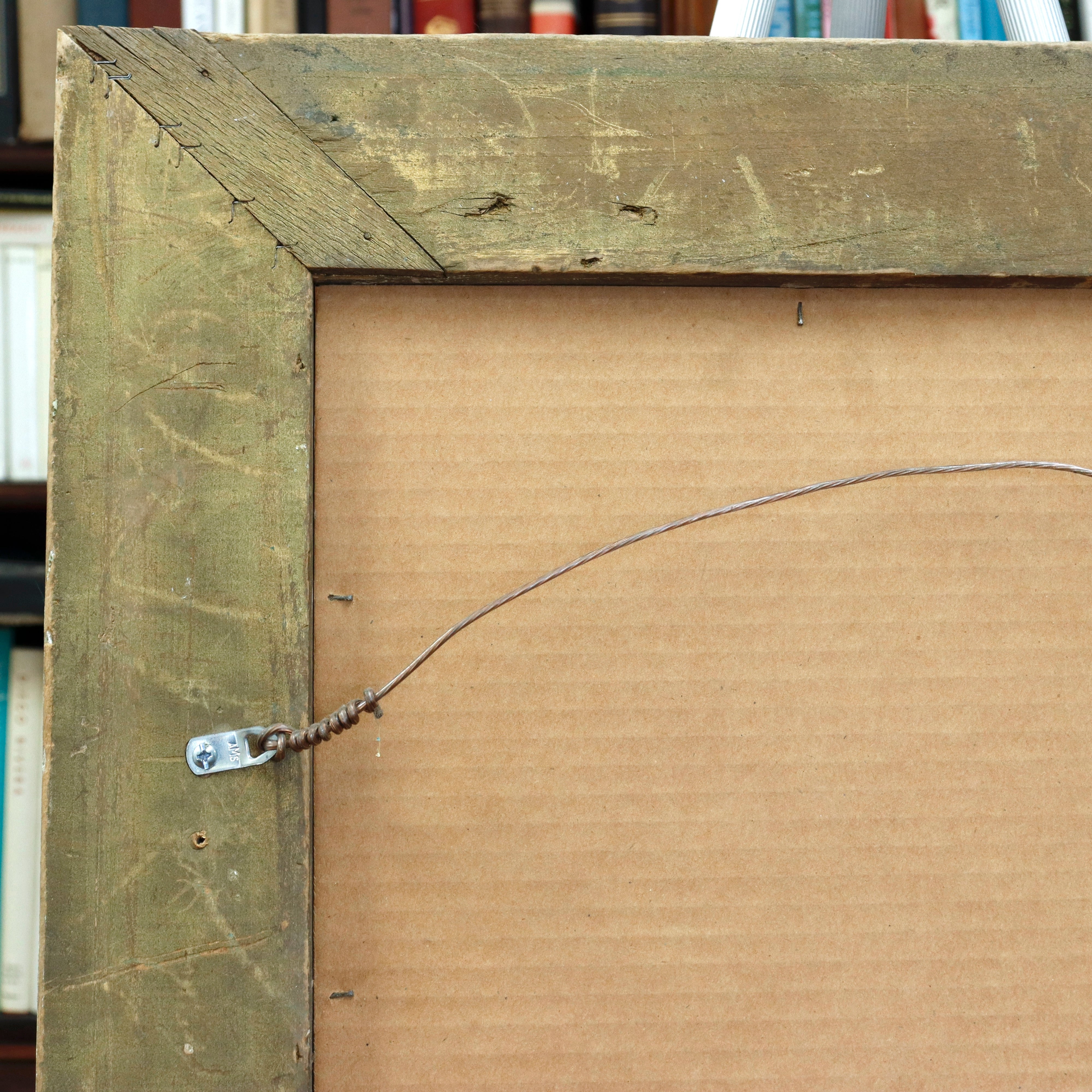 AW311: Anton Brzezinski Cubist Oil on Board Painting Woman With Oranges Circa 2006