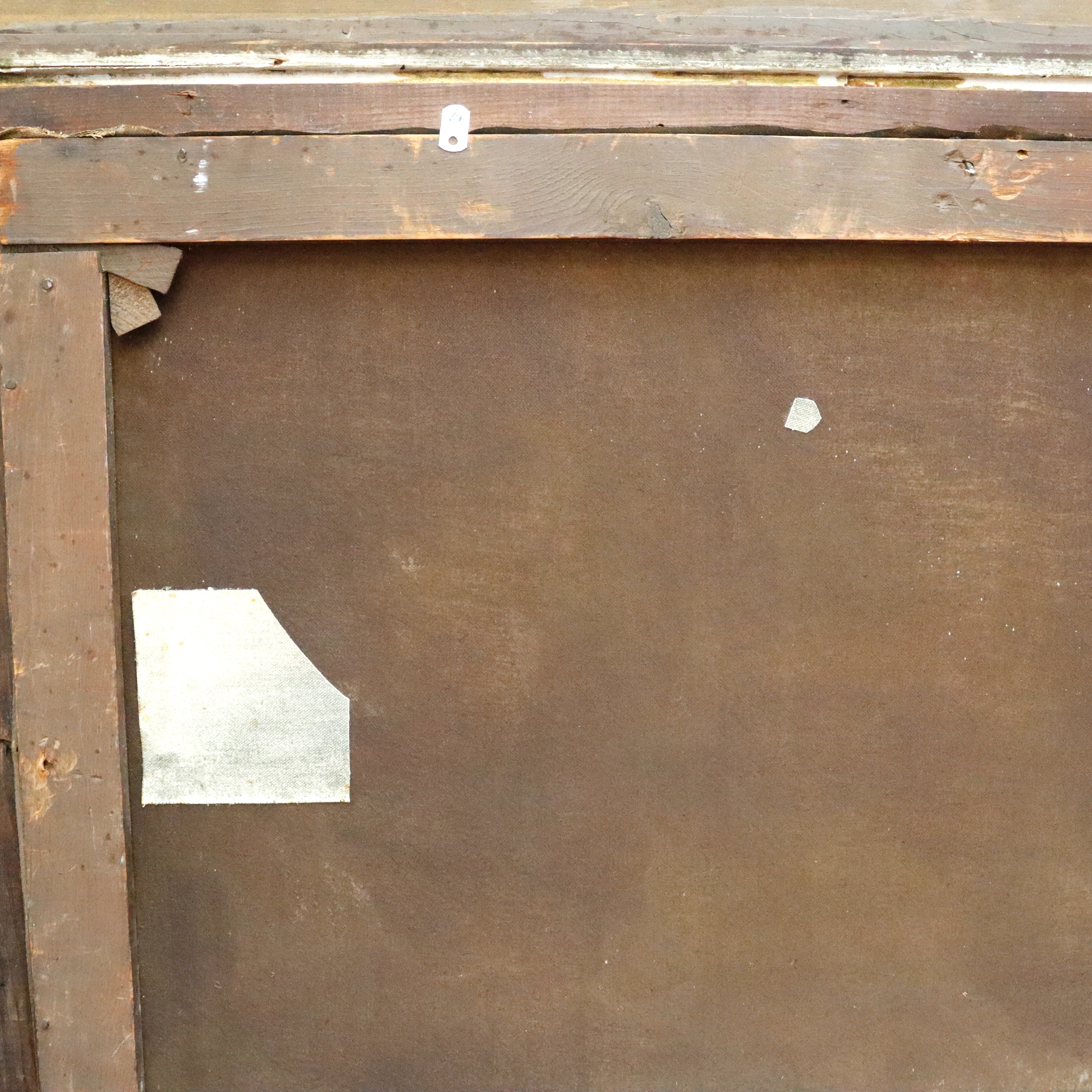 AW086: Hudson River American School River Landscape Oil on Canvas Painting Mid 19th Century