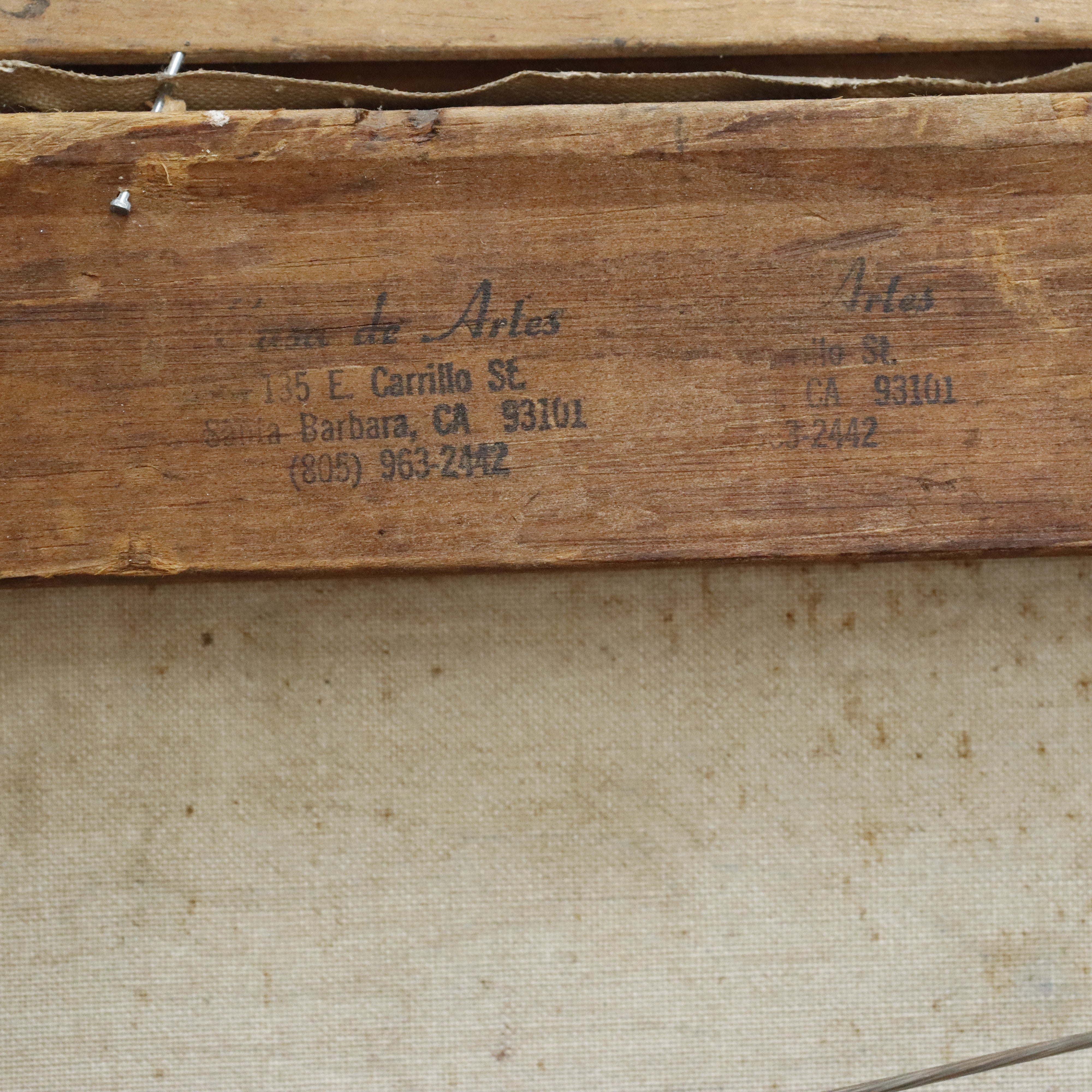 AW152: M E Evans Figure in Landscape Oil on Canvas Early 20th Century