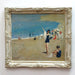 Oscar Riccardi St. Tropic Beach Oil on Board Circa 1917 | Work of Man