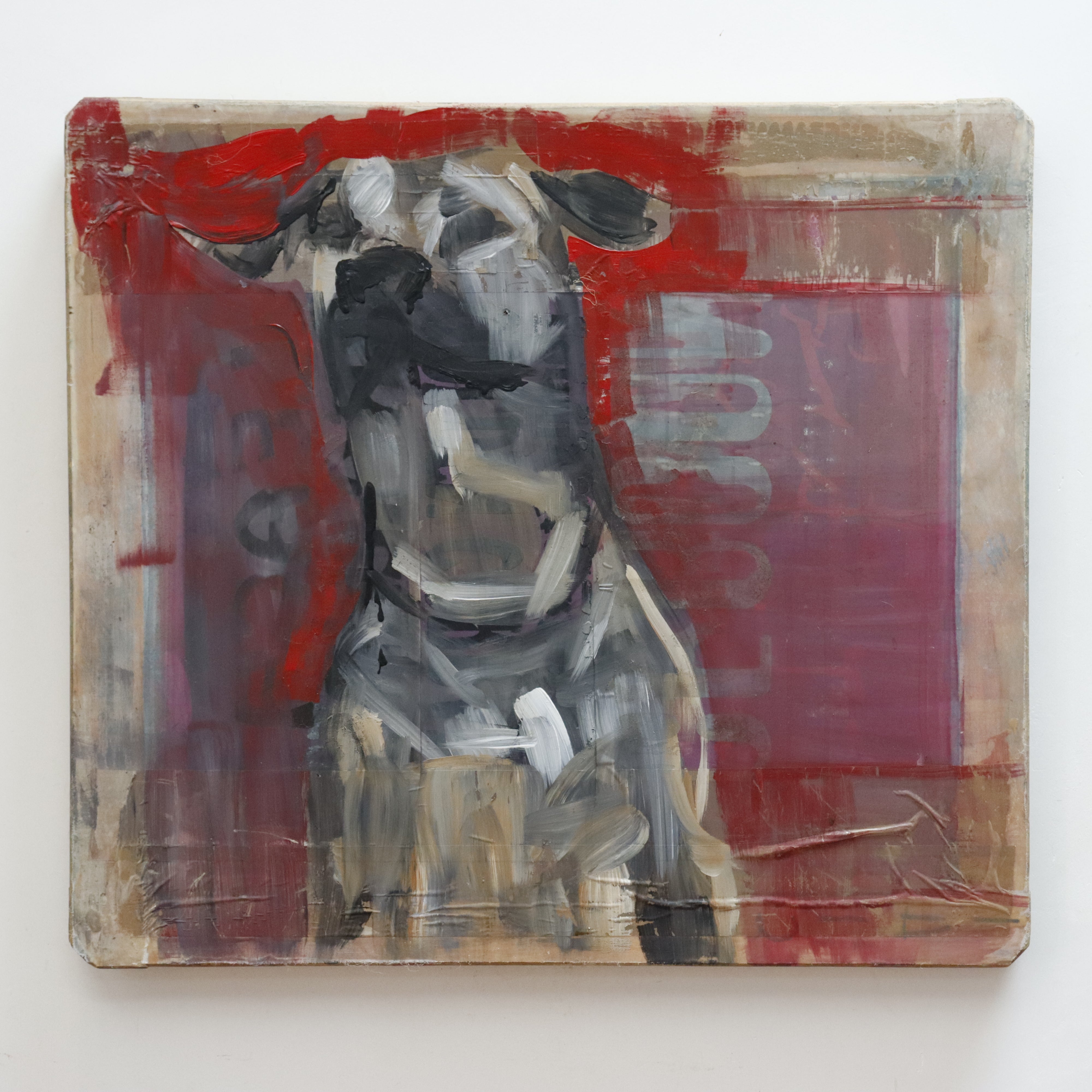 David Gant "Leroy" Portrait of a Dog Mixed Media | Work of Man