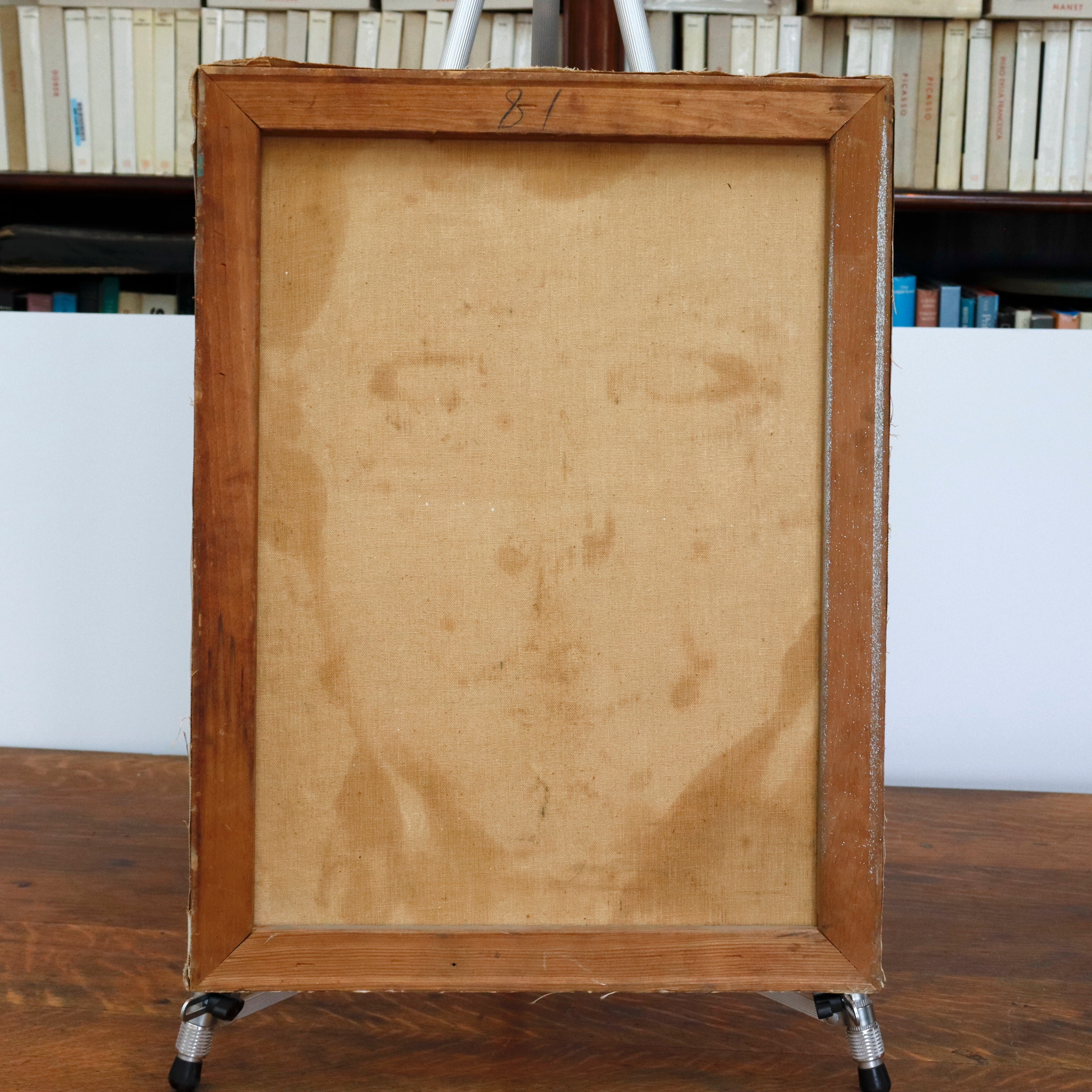 AW409: William Ware Theis Male Portrait Oil on Canvas