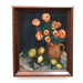 Antique French Floral and Fruit Oil on Canvas Painting Circa 1900 | Work of Man