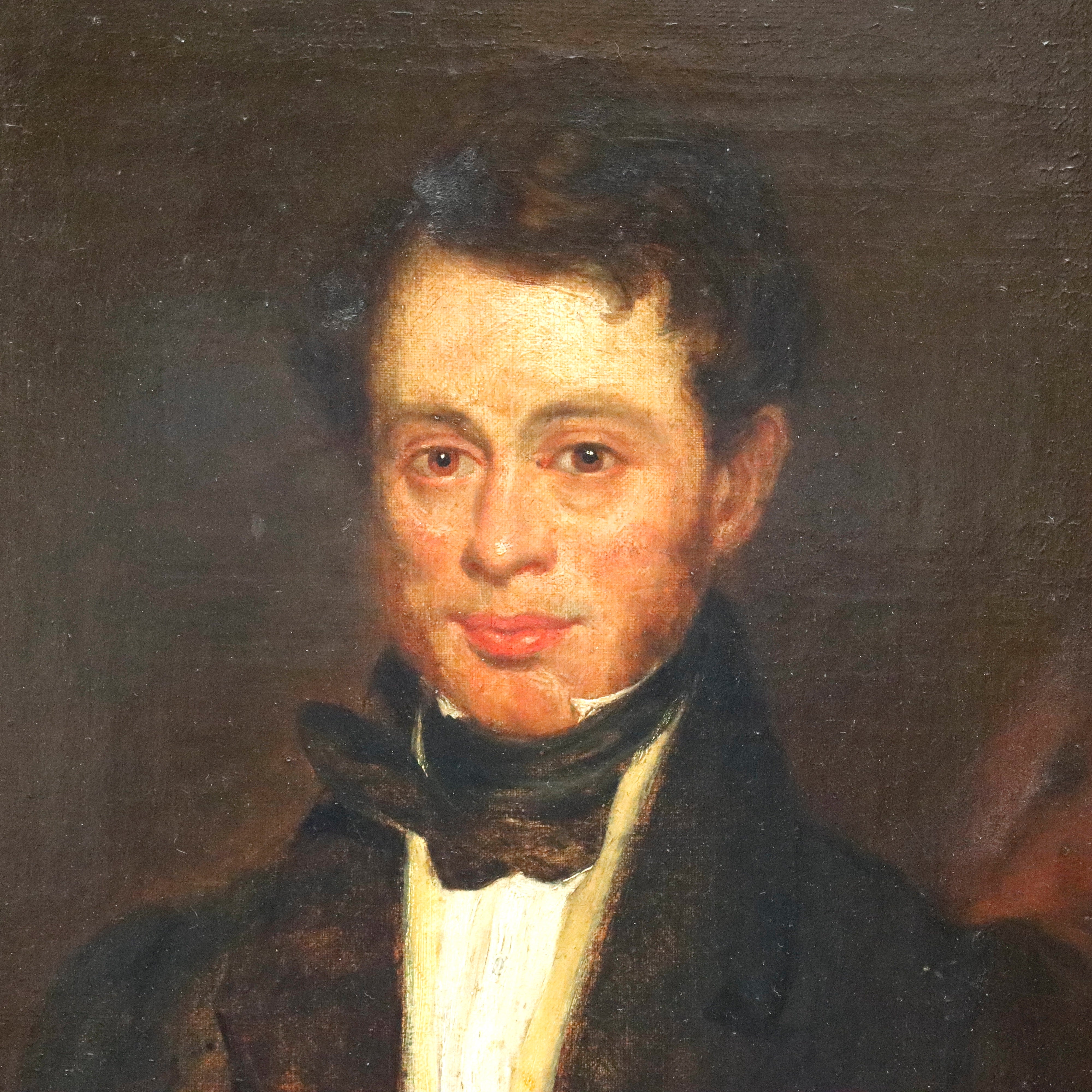 AW962: John Jackson (Attributed) Portrait of an English Gentleman Circa 1800