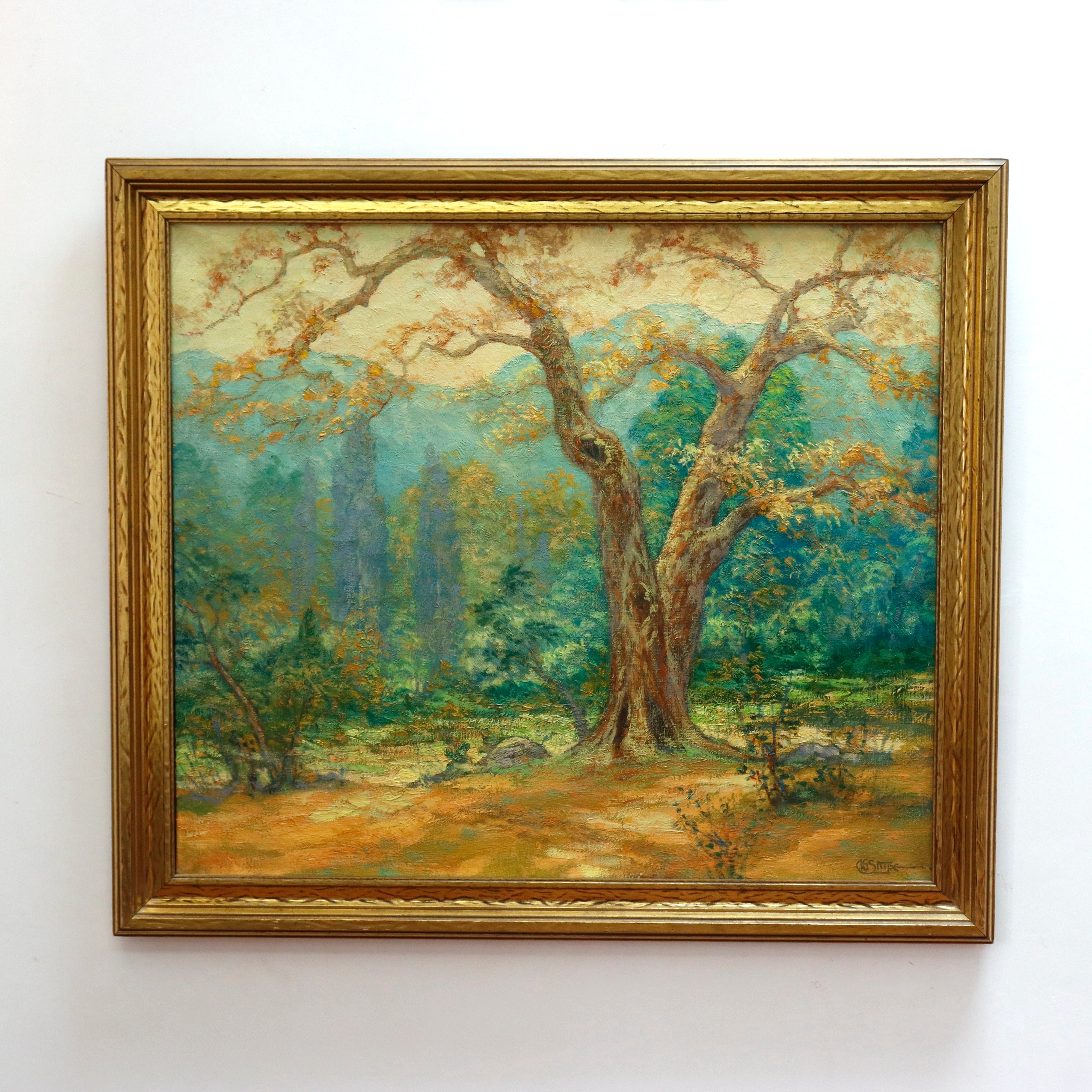 AW968: Alvin G Stupe Arroyo Seco in Los Angeles Oil on Canvas Painting