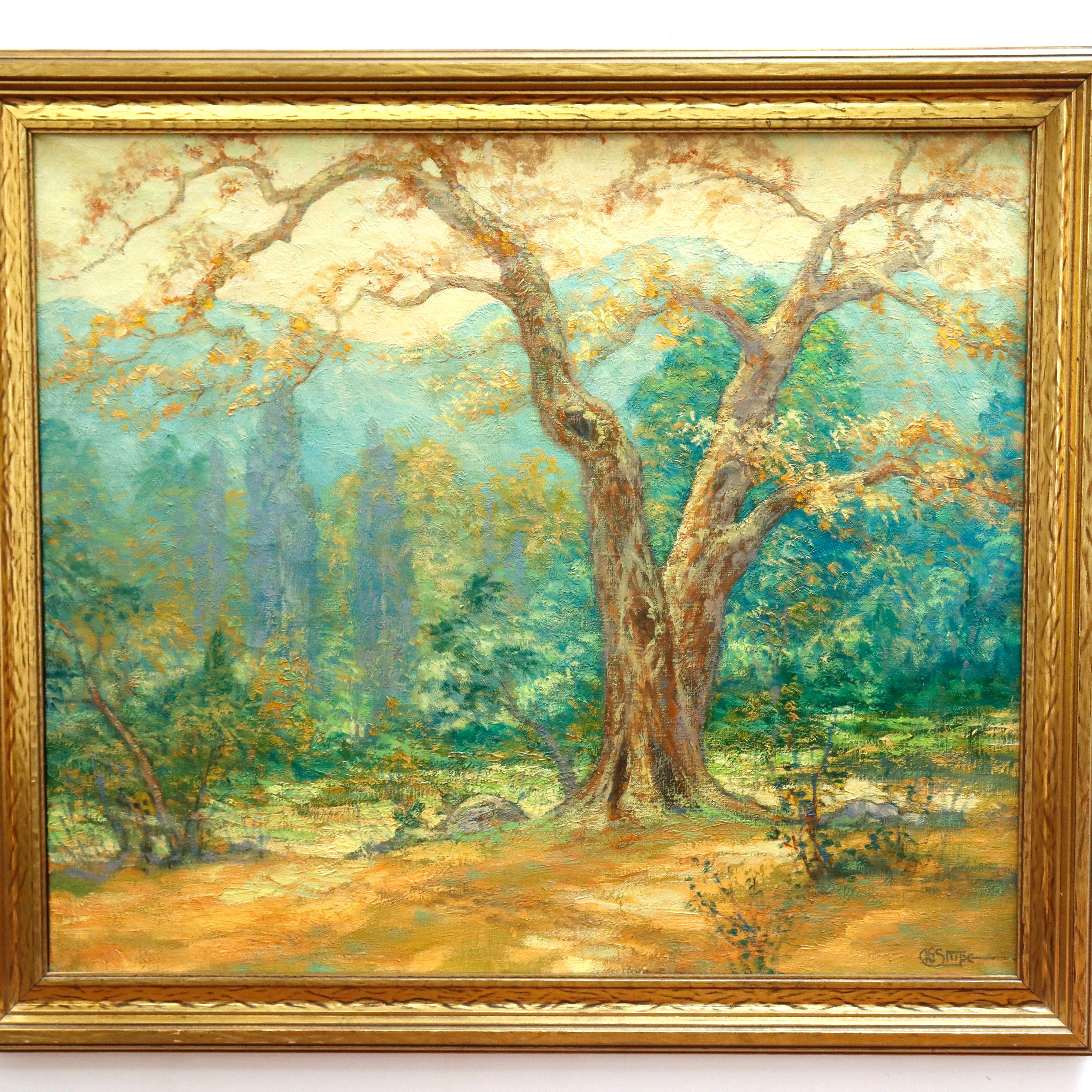 AW968: Alvin G Stupe Arroyo Seco in Los Angeles Oil on Canvas Painting