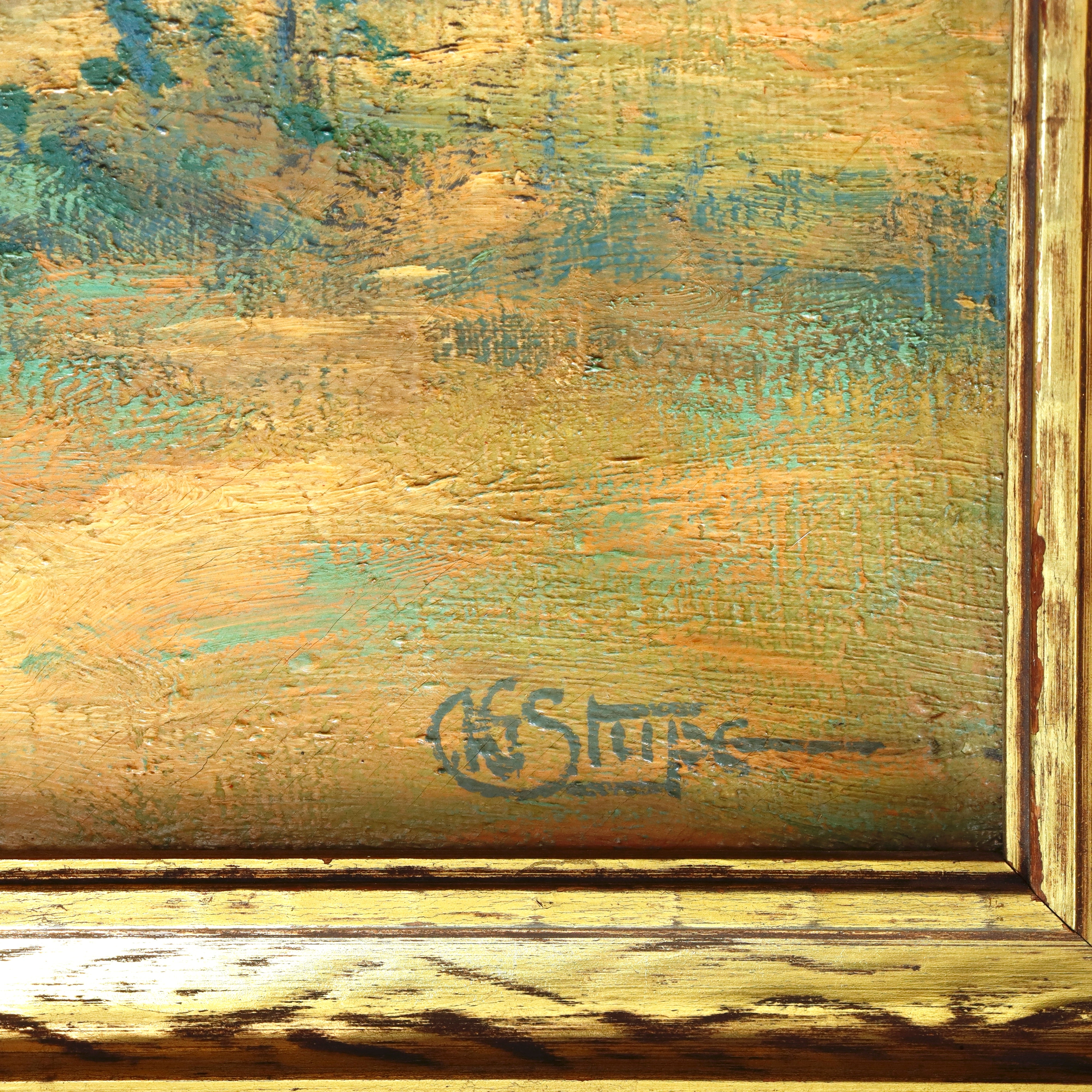 AW968: Alvin G Stupe Arroyo Seco in Los Angeles Oil on Canvas Painting