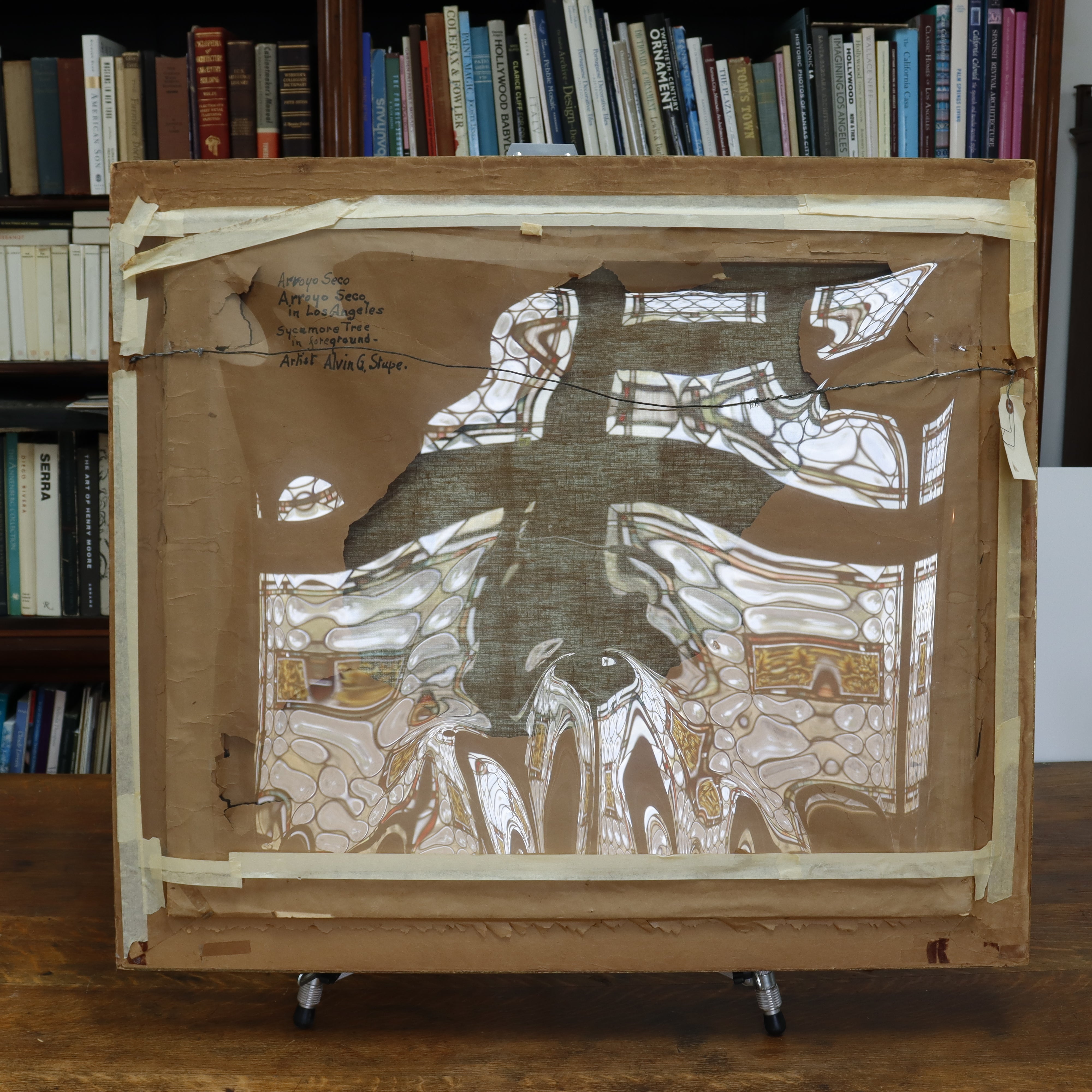 AW968: Alvin G Stupe Arroyo Seco in Los Angeles Oil on Canvas Painting