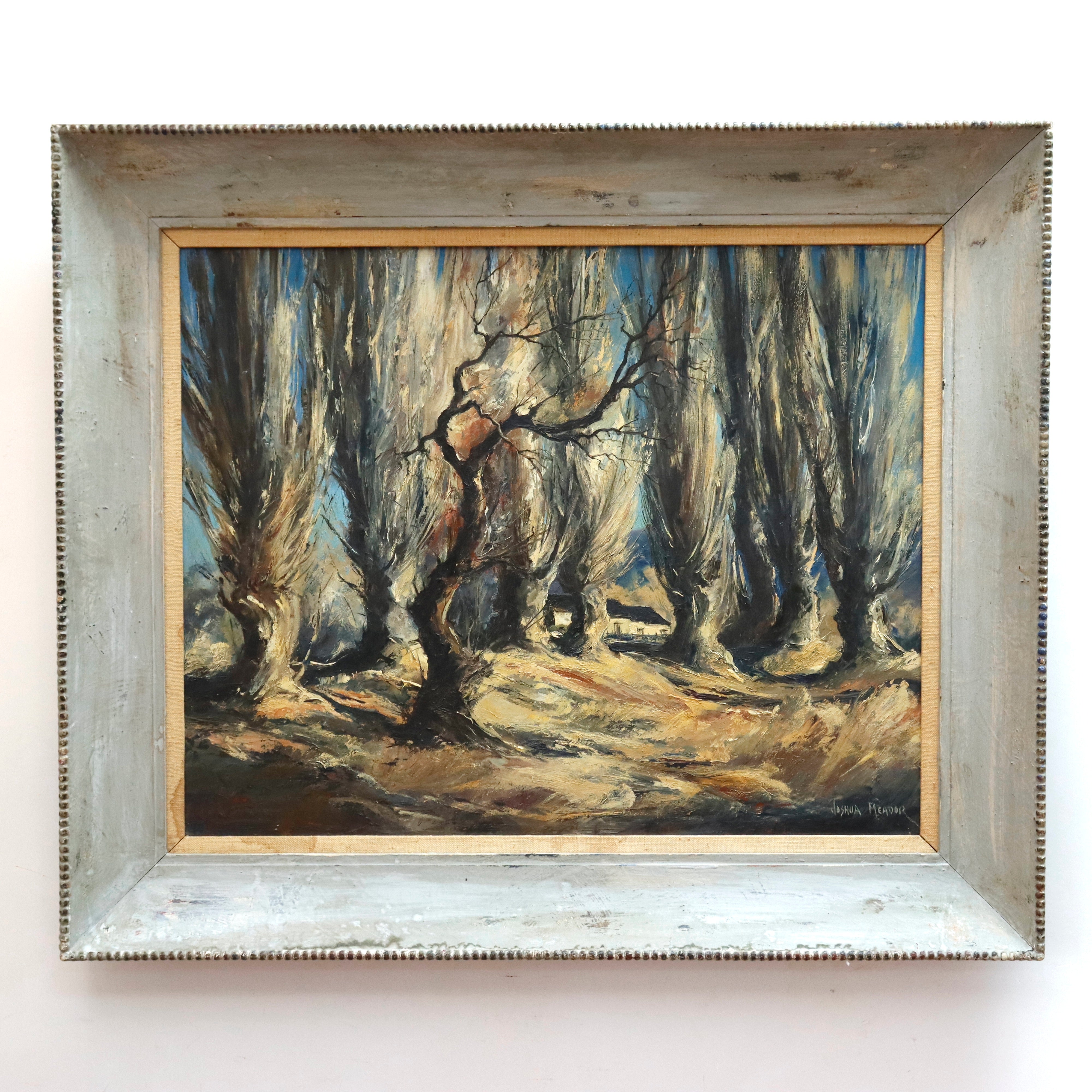 AW203: Joshua Meador California Ranch House Oil on Canvas