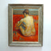 Claude Benard French Modernist Female Nude Oil on Board Painting | Work of Man