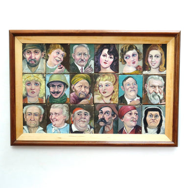 Hollywood's Golden Age Central Casting Portrait Caricature Collection E. Gateson | Work of Man