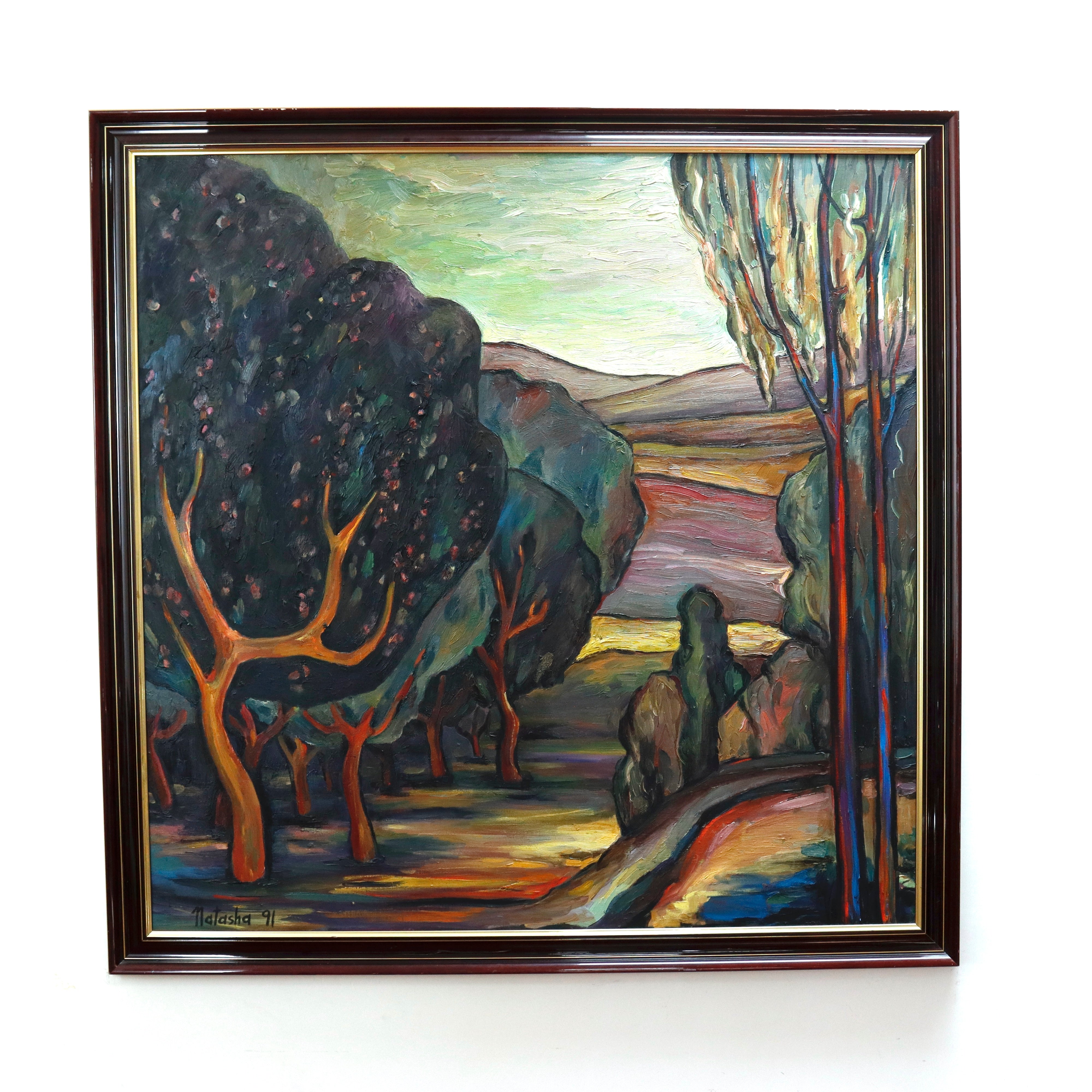 AW985: Natasha Fauvist Landscape Circa 1991