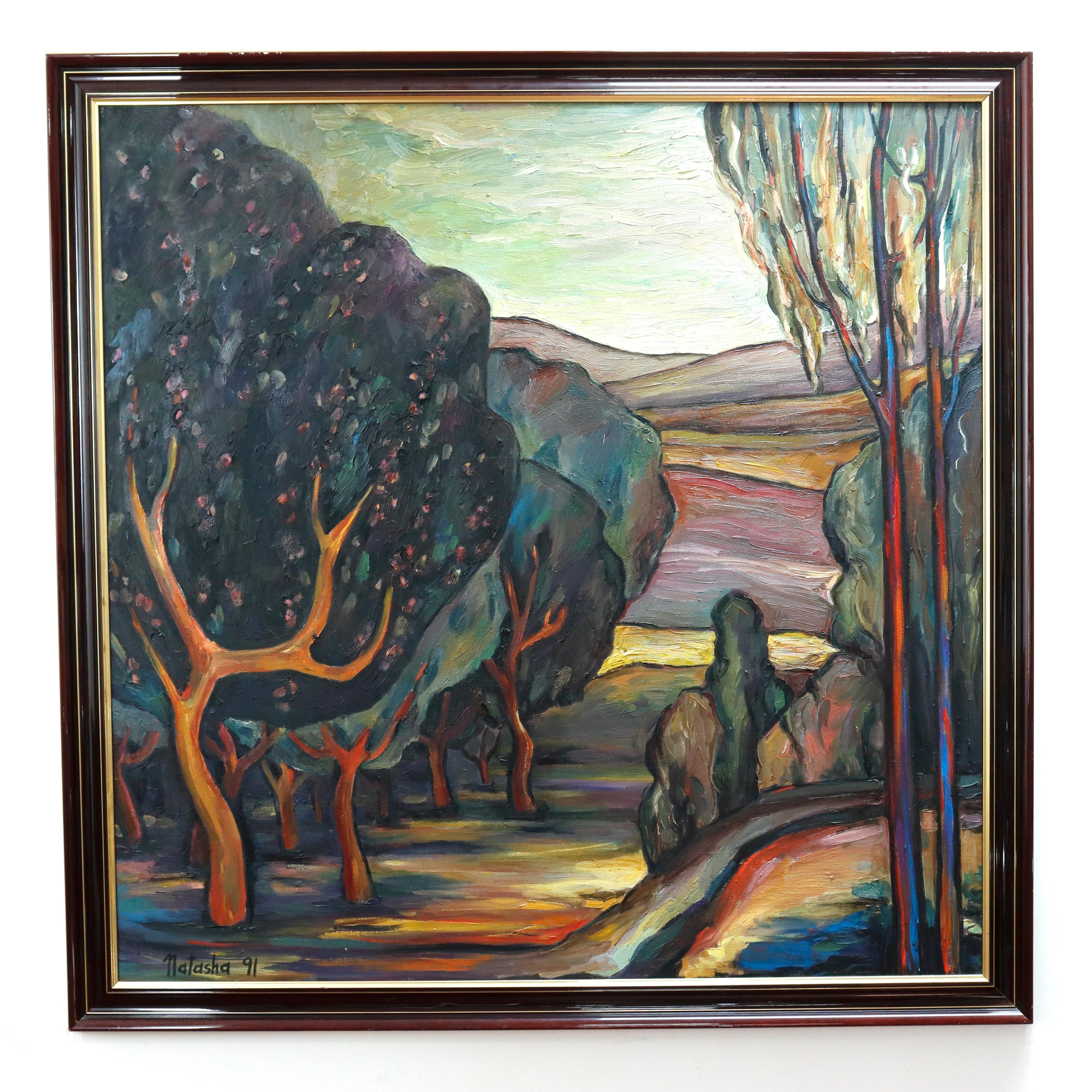 AW985: Natasha Fauvist Landscape Circa 1991