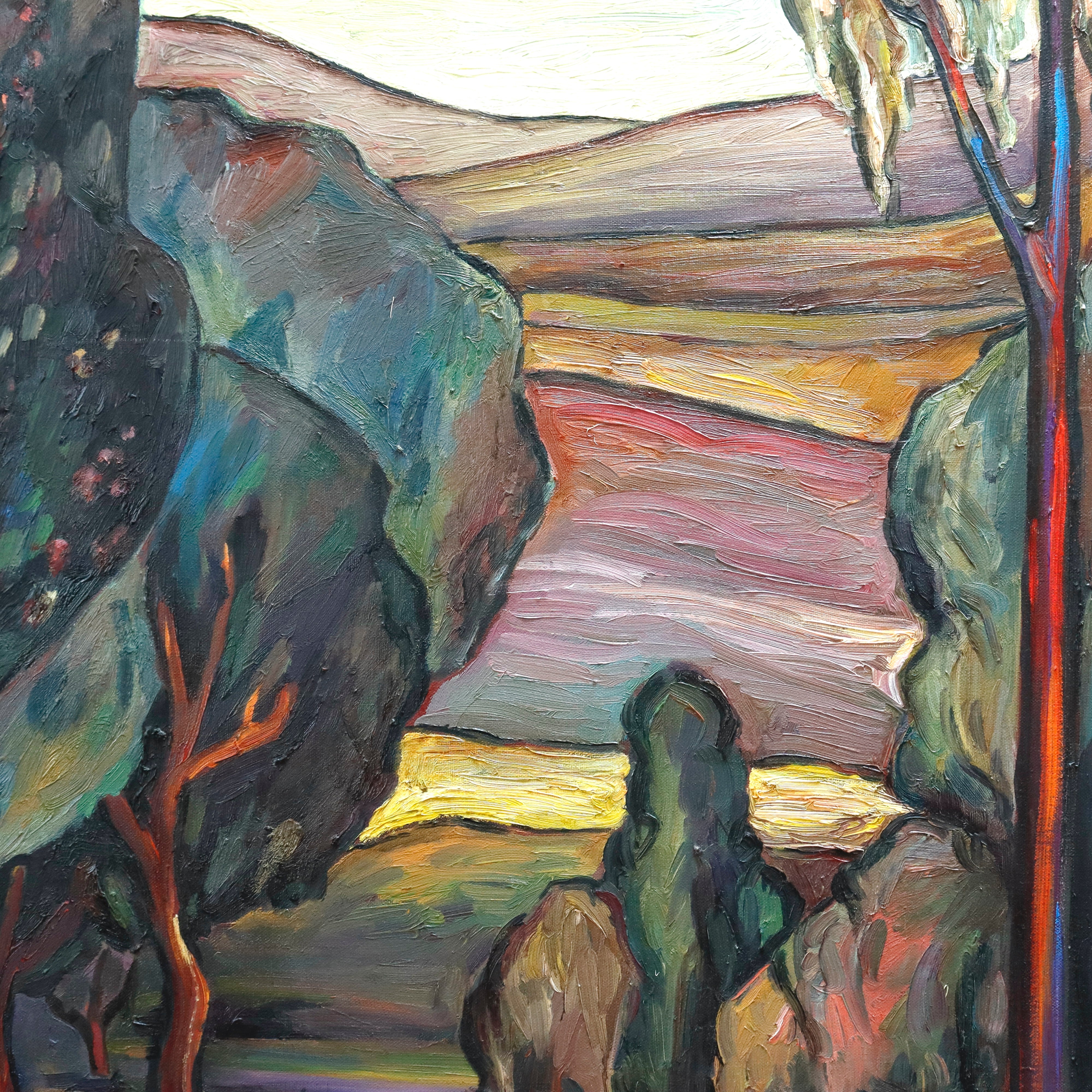 AW985: Natasha Fauvist Landscape Circa 1991