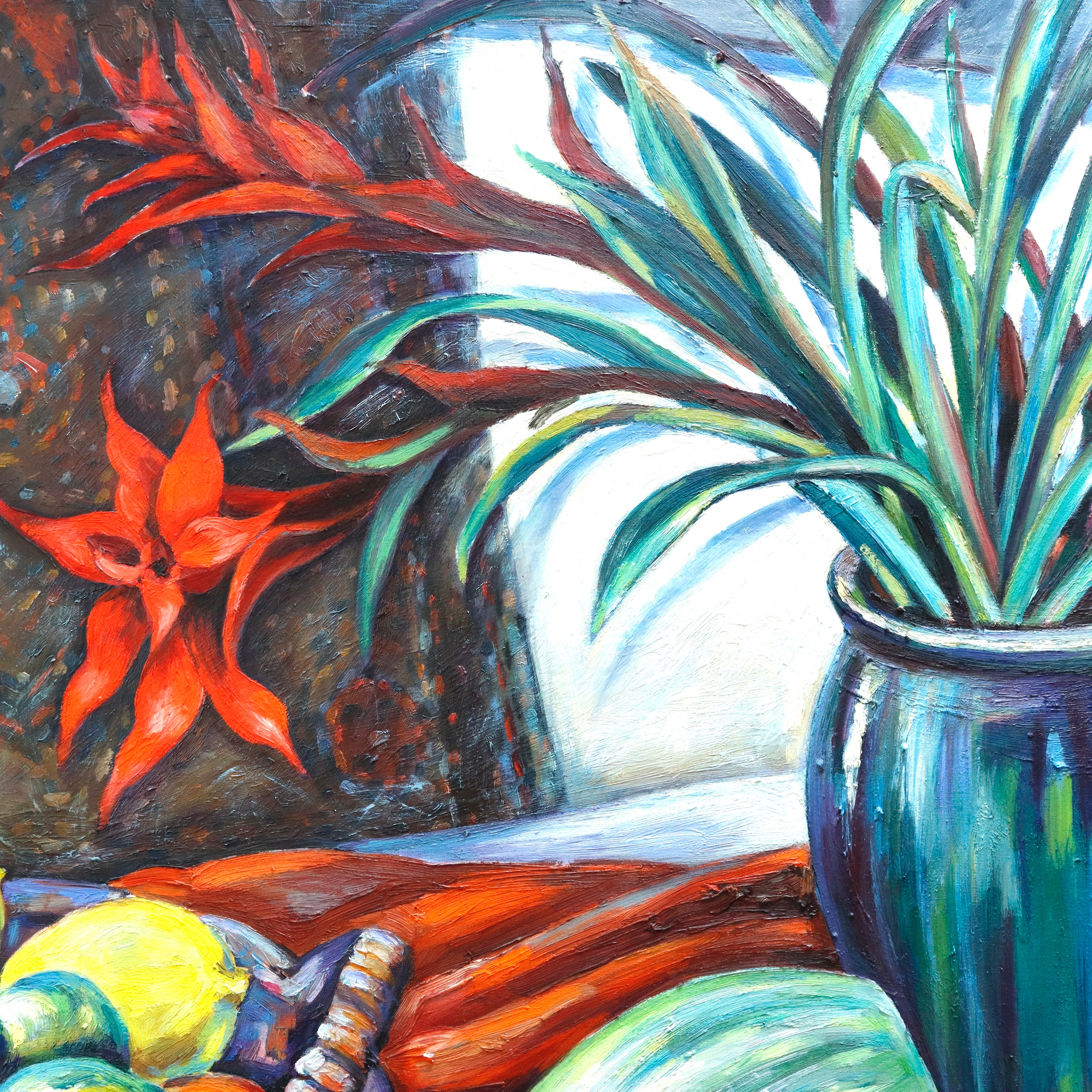 AW986: Natasha Fauvist  Still Life Oil on Canvas Painting