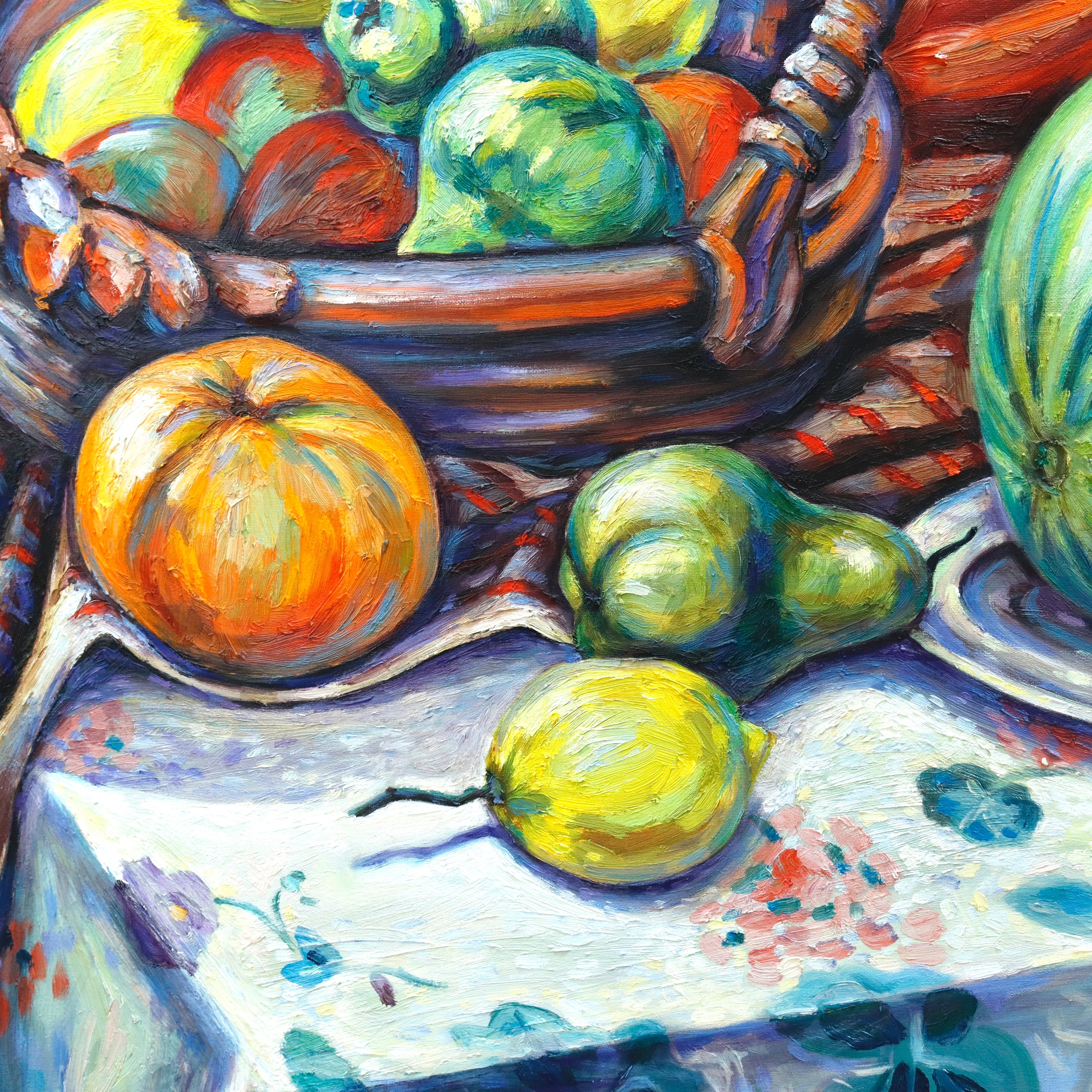 AW986: Natasha Fauvist  Still Life Oil on Canvas Painting