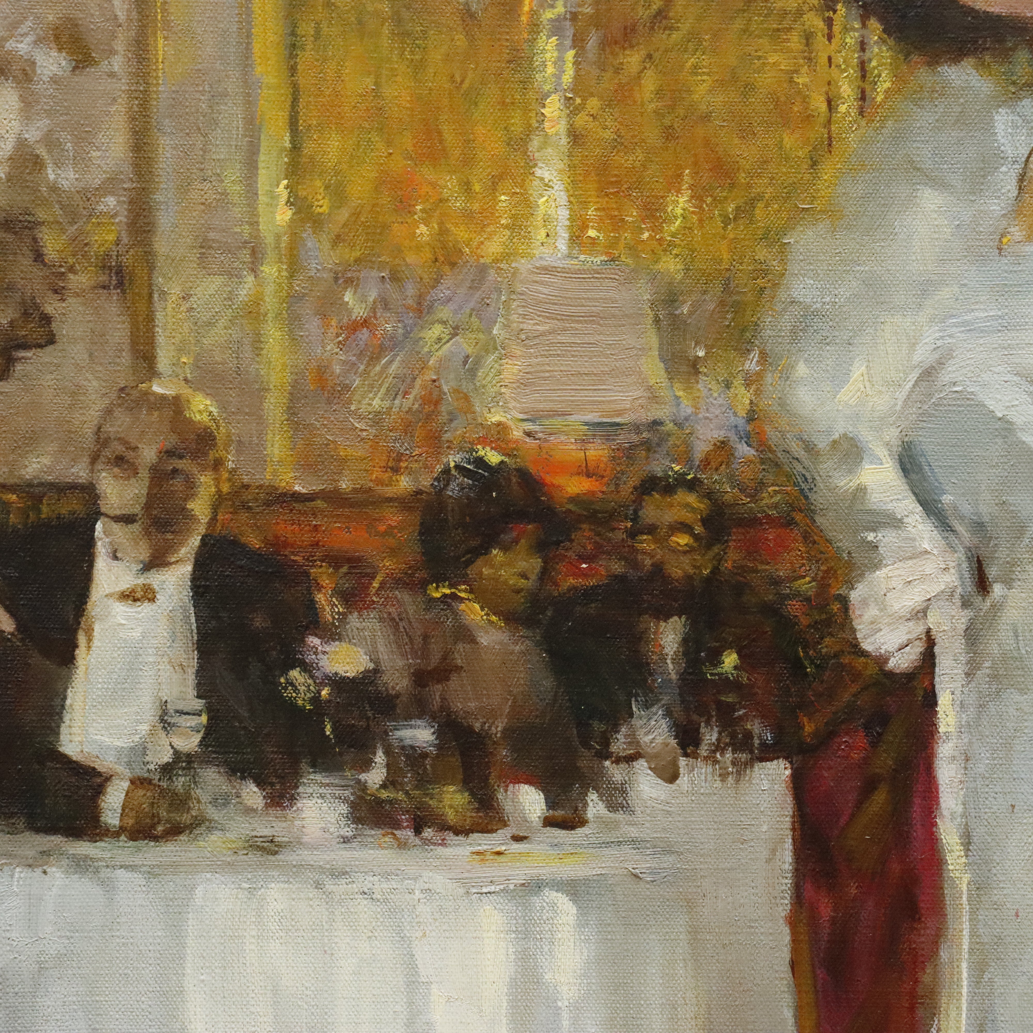 AW434: Victor Guerrier - French High Society - Oil on Canvas