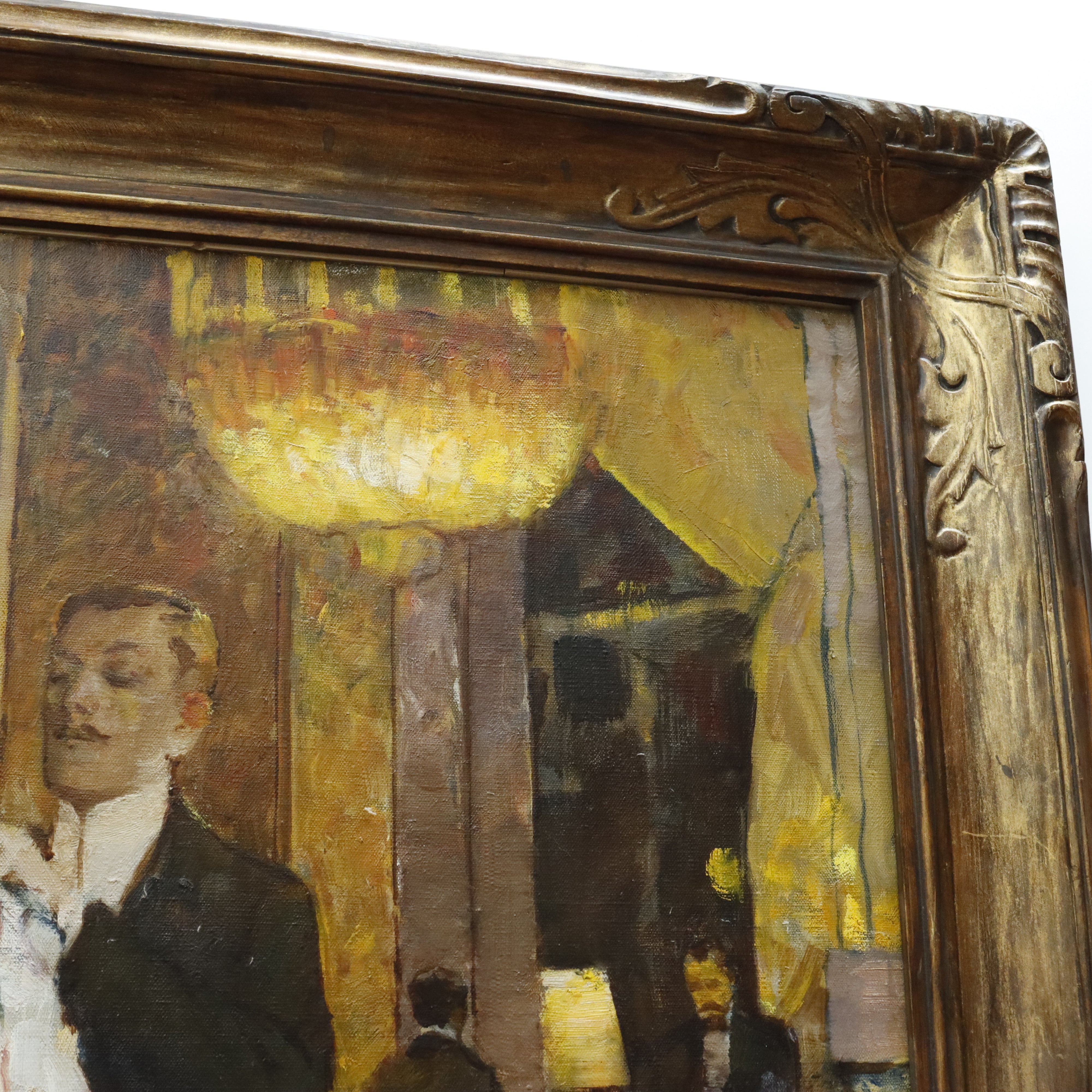 AW434: Victor Guerrier - French High Society - Oil on Canvas