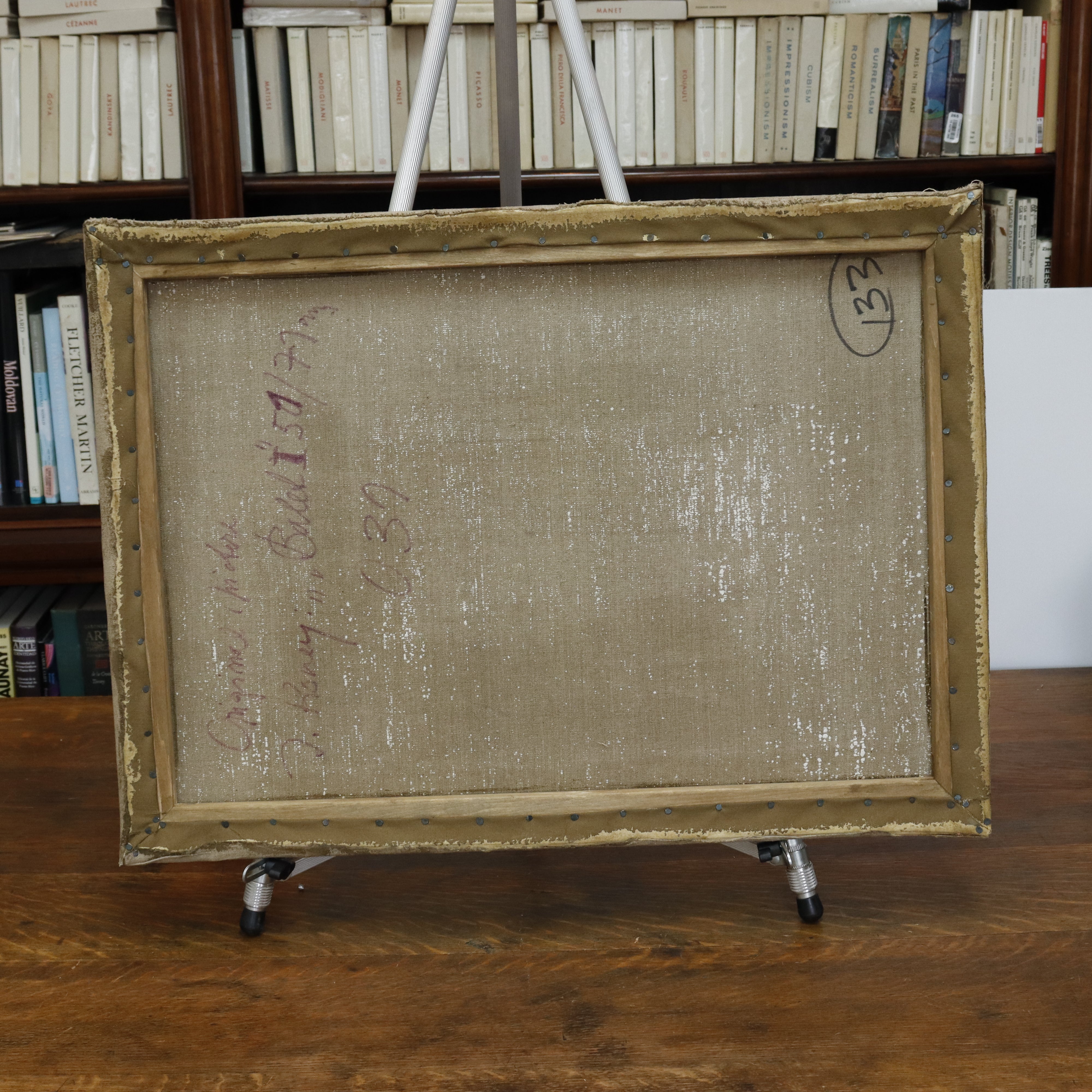 AW997: Jacques Roney Ballet Class Oil on Canvas Painting