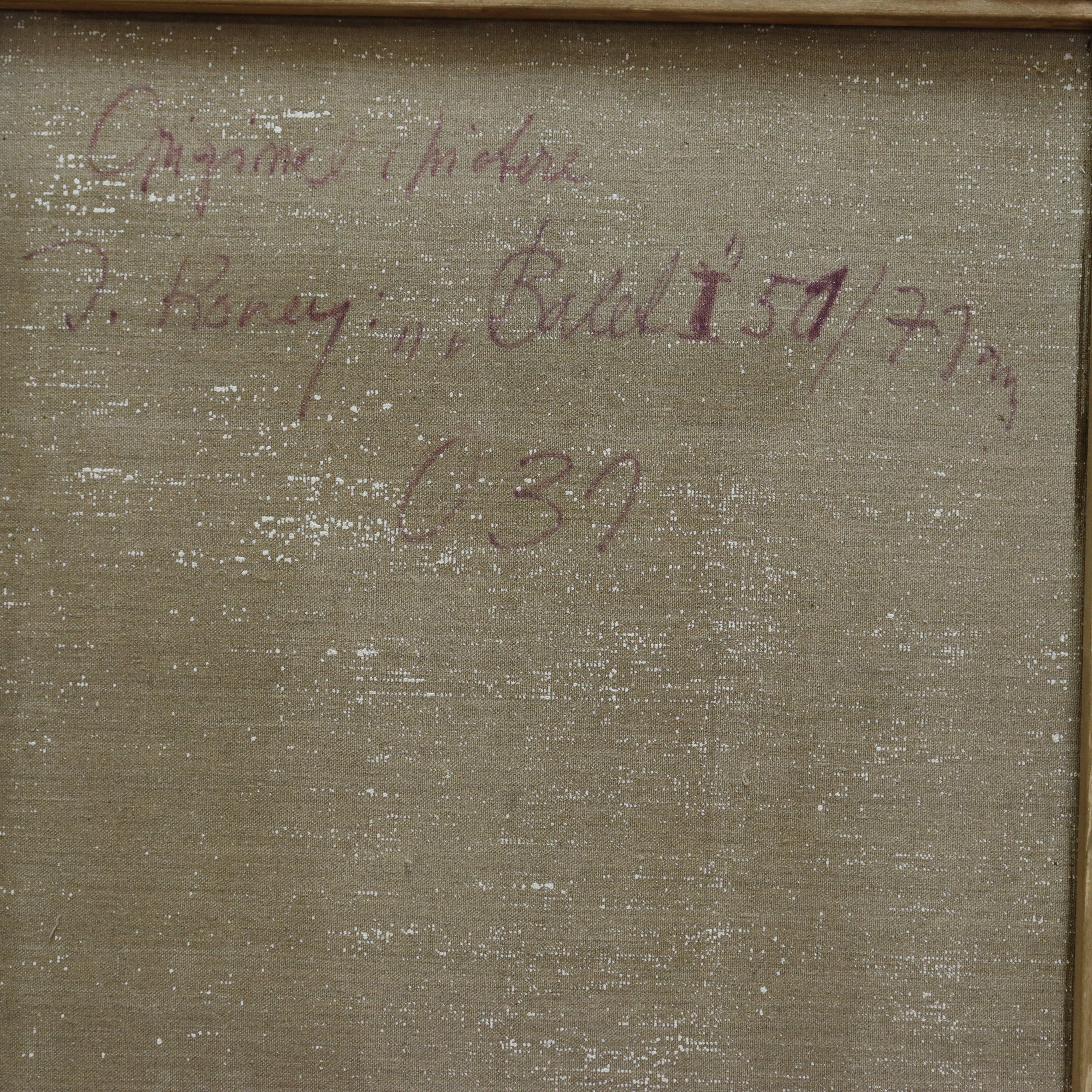 AW997: Jacques Roney Ballet Class Oil on Canvas Painting