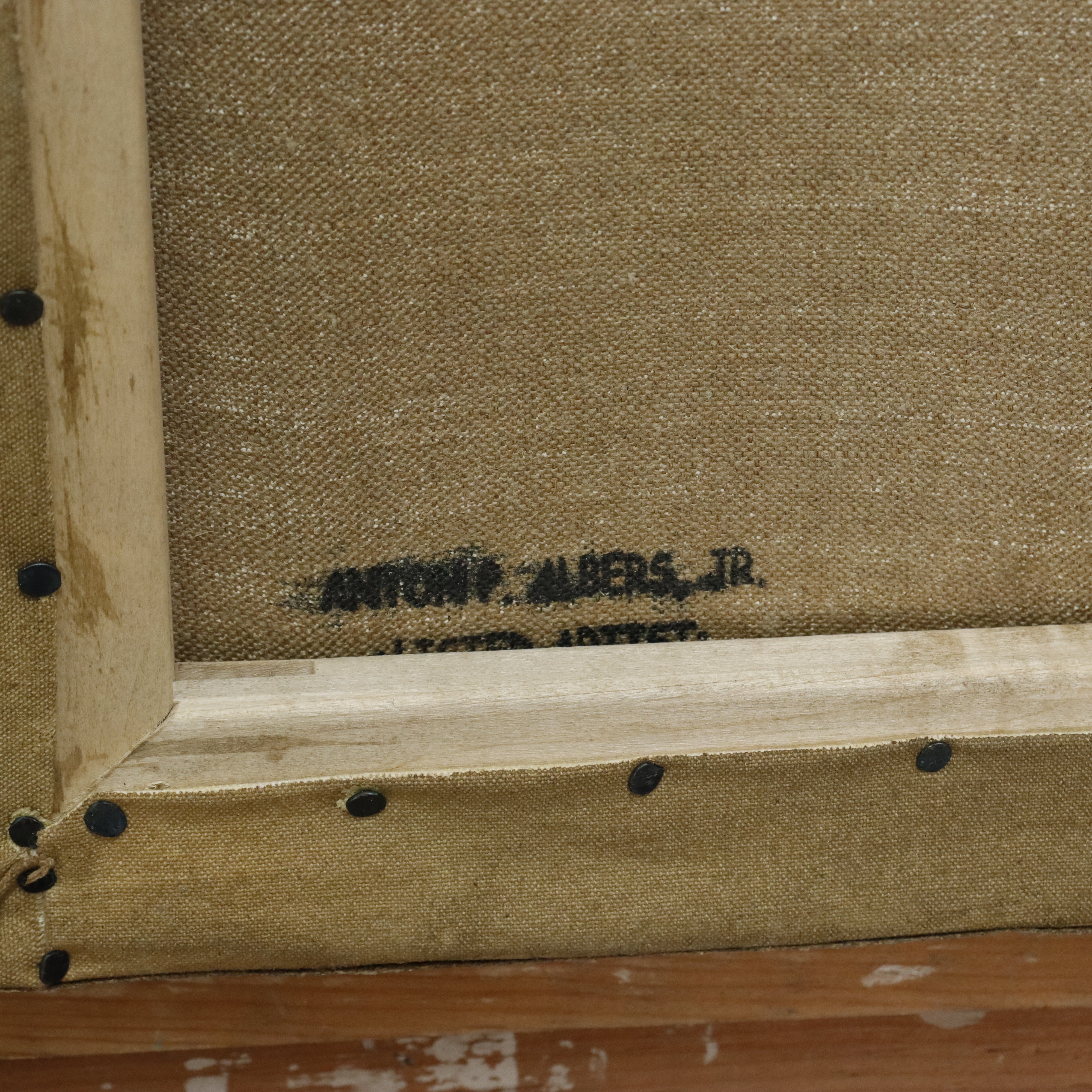 AW998: Anton Albers Jr. American WPA Regionalist Industrial Scene Oil on Canvas Painting Circa 1940's