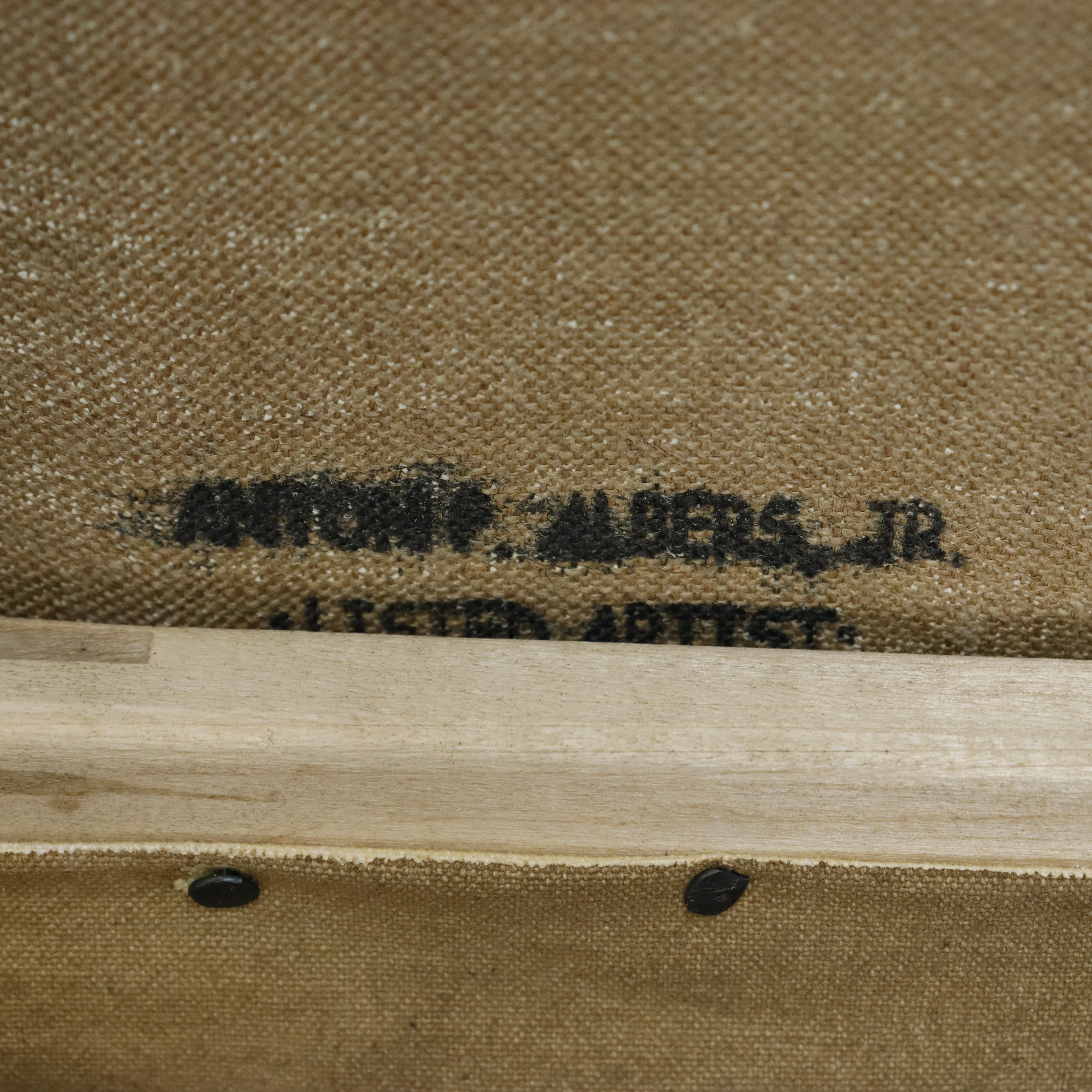 AW998: Anton Albers Jr. American WPA Regionalist Industrial Scene Oil on Canvas Painting Circa 1940's