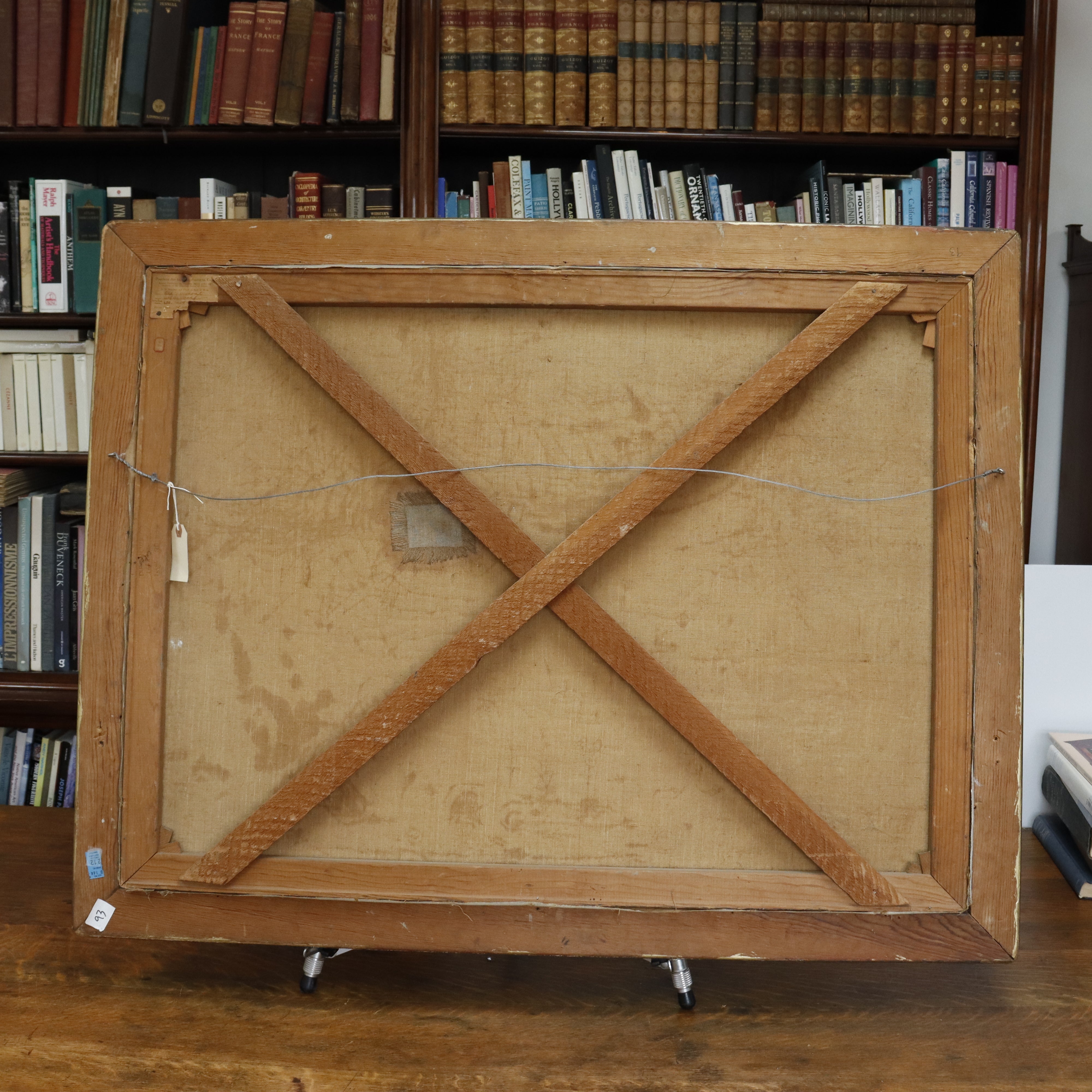 AW093: Wallace De Wolf American Impressionist Old Vermont Landscape Oil on Canvas Painting