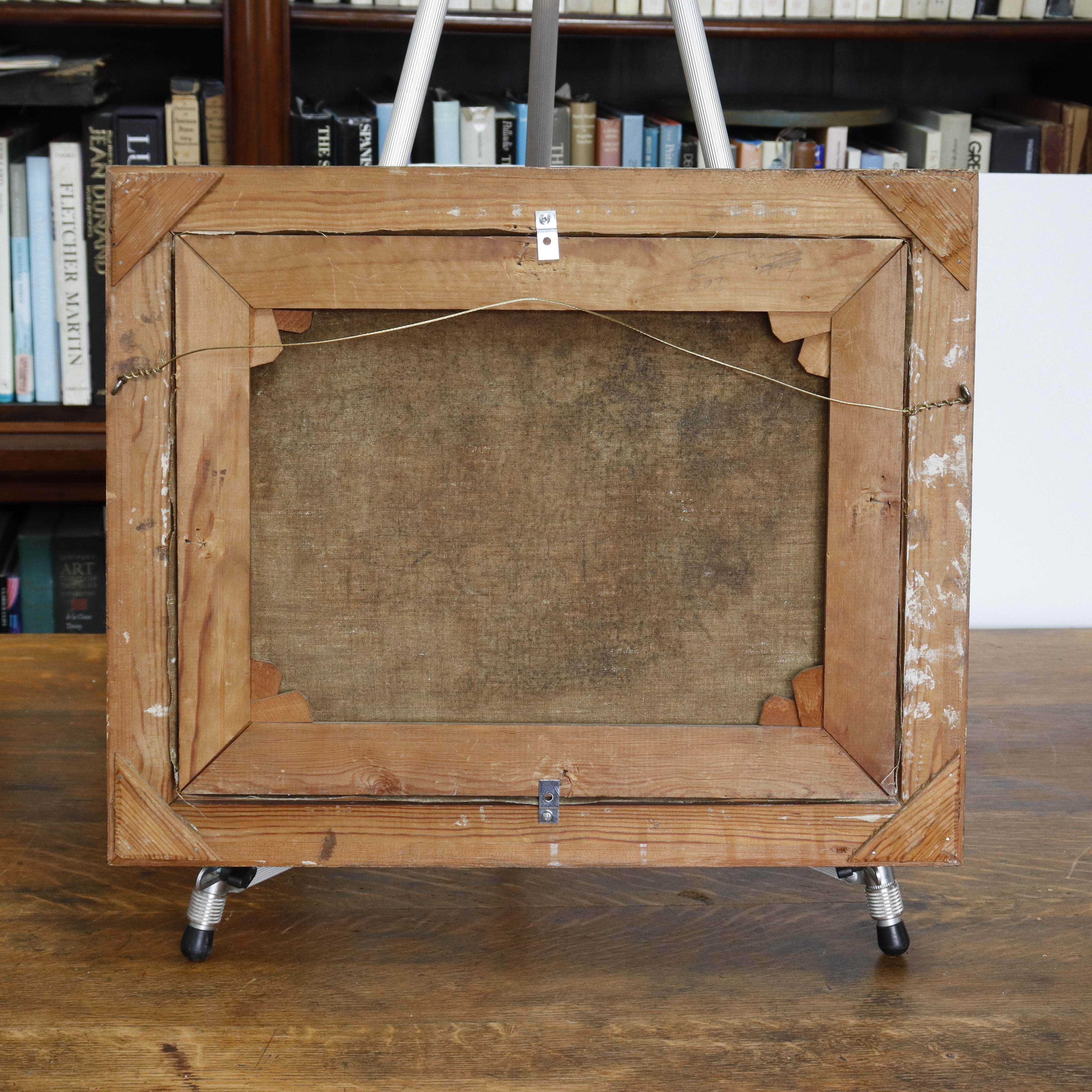 AW020: Marius Engbert American WPA Regionalist Oil on Canvas Painting Circa 1932