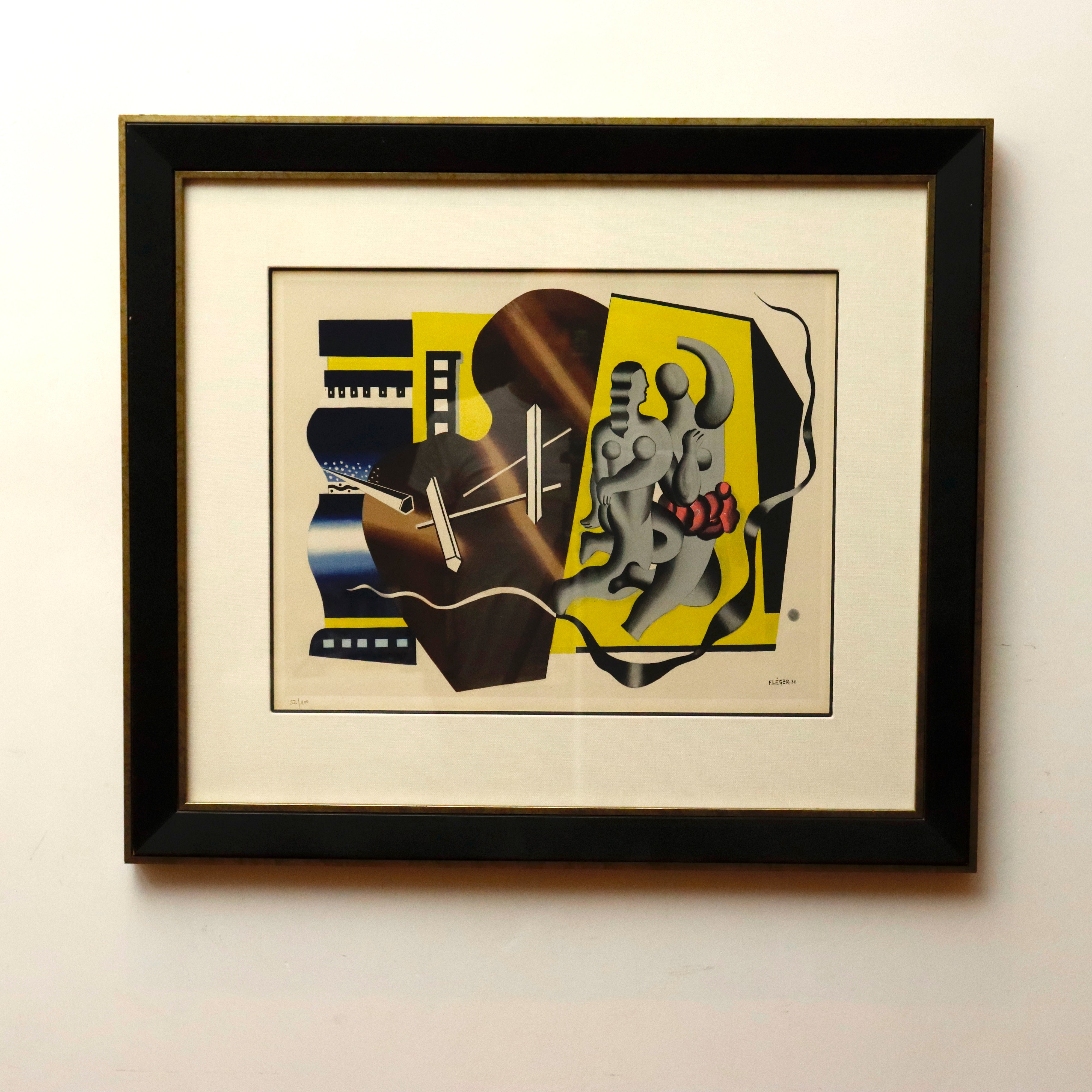 AW8-016: After Fernand Leger Lithograph Figures From Derriere Le Miroir 1930