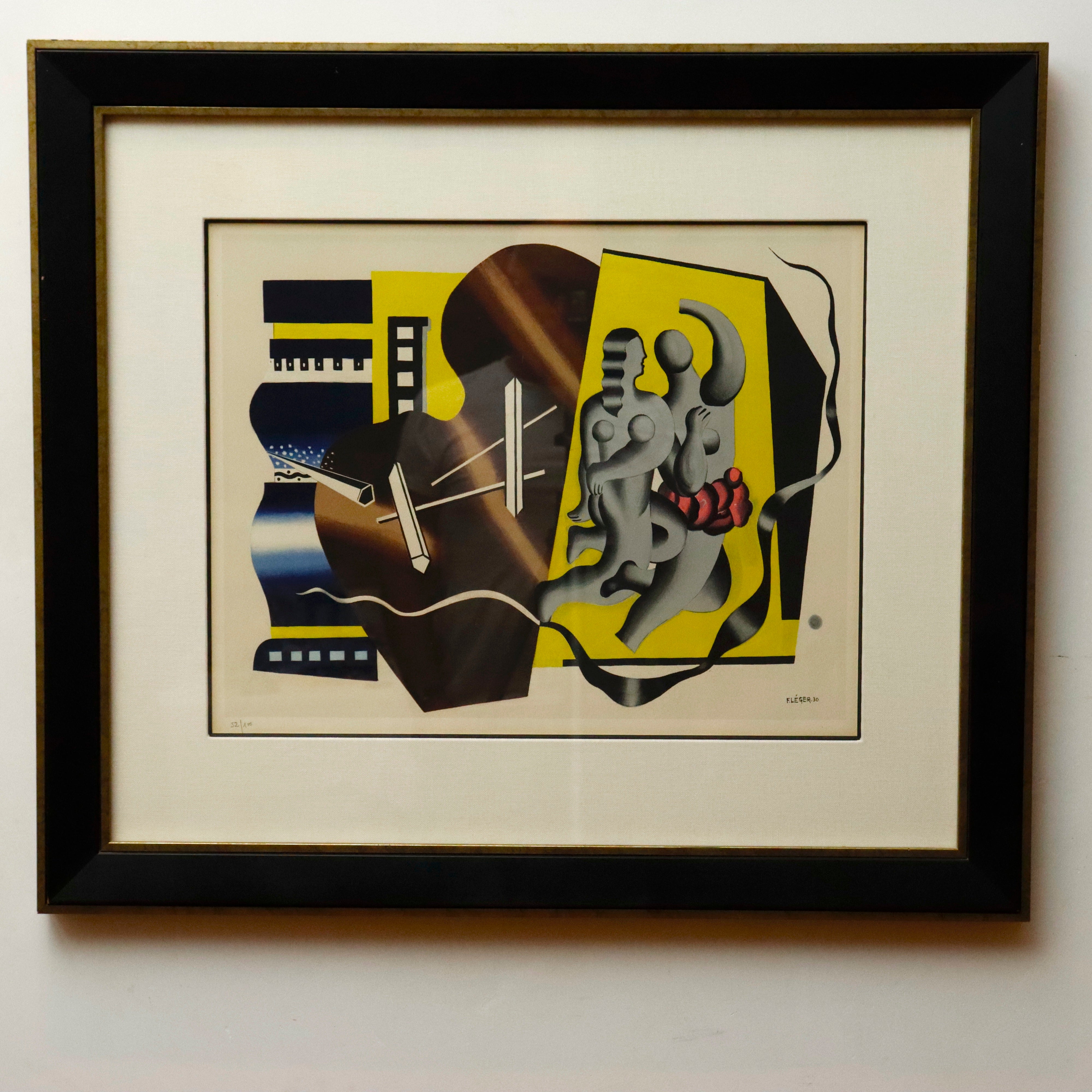 AW8-016: After Fernand Leger Lithograph Figures From Derriere Le Miroir 1930