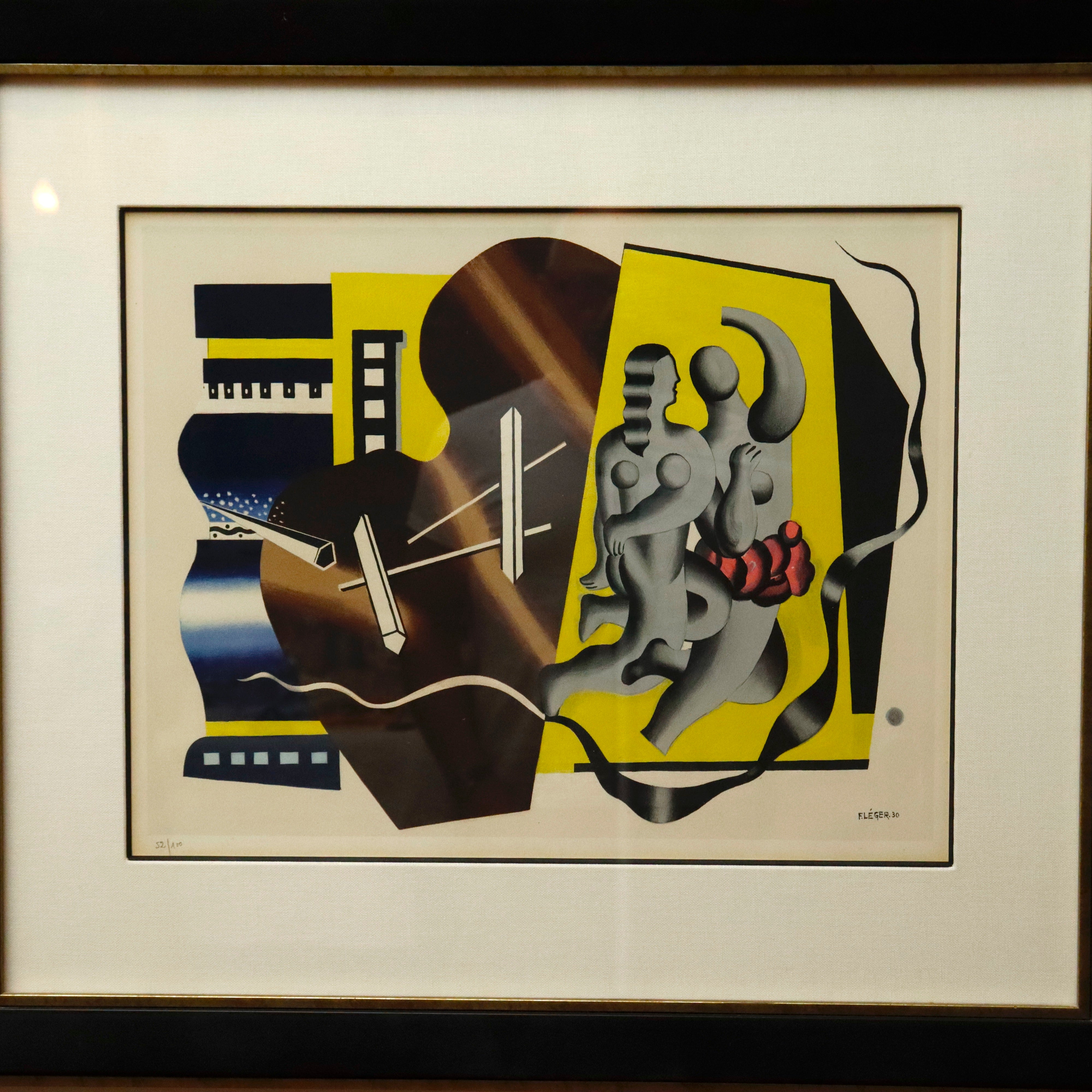 AW8-016: After Fernand Leger Lithograph Figures From Derriere Le Miroir 1930
