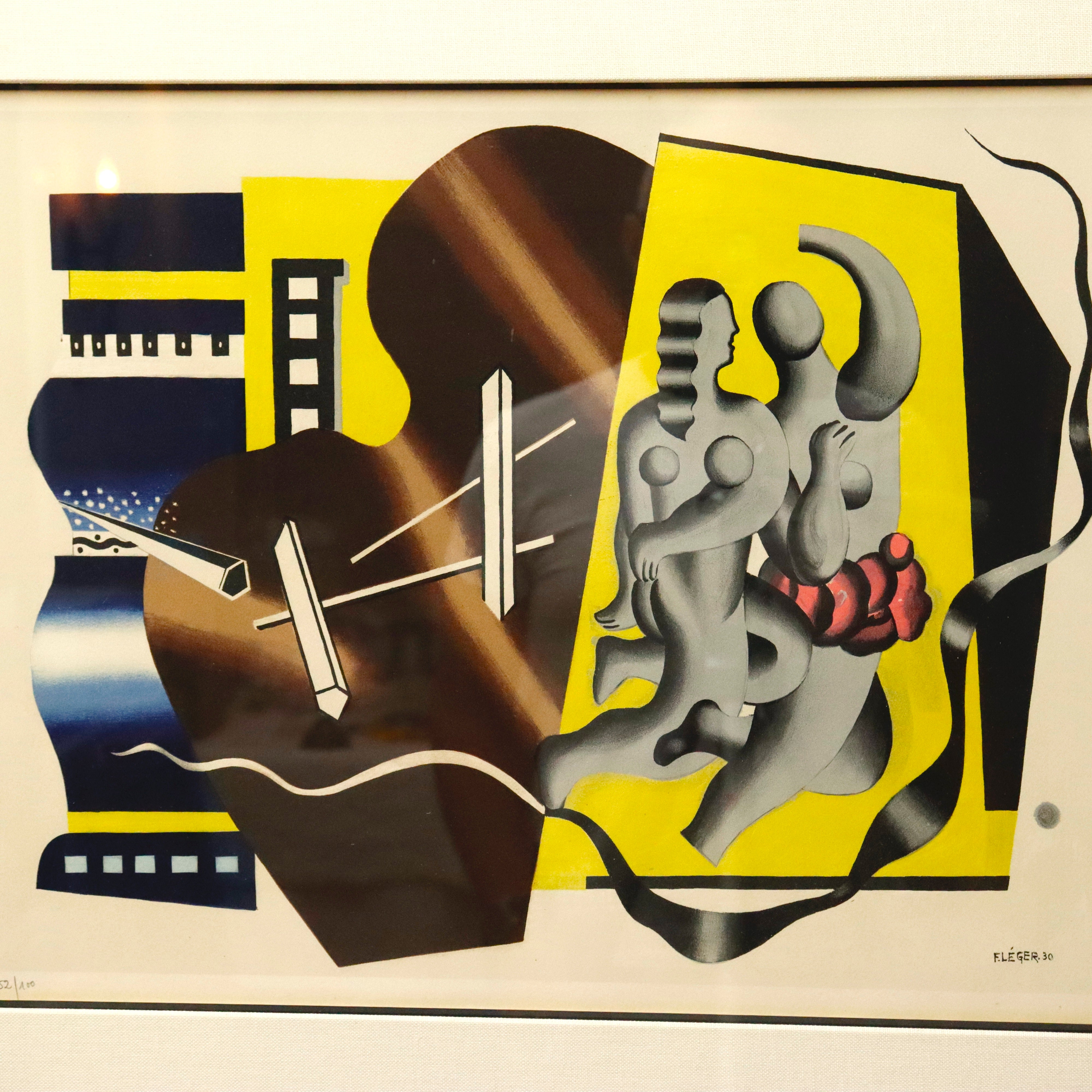AW8-016: After Fernand Leger Lithograph Figures From Derriere Le Miroir 1930
