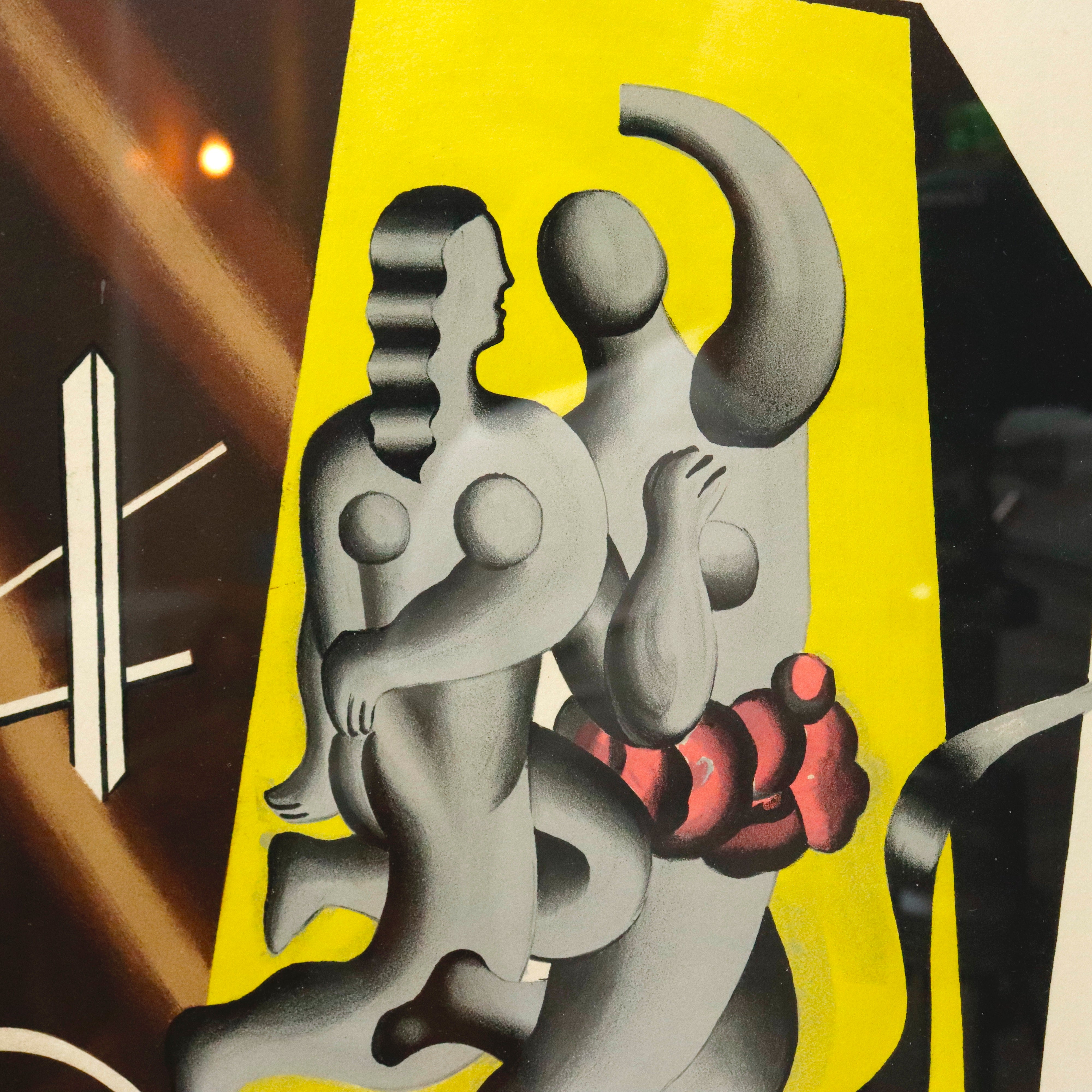 AW8-016: After Fernand Leger Lithograph Figures From Derriere Le Miroir 1930
