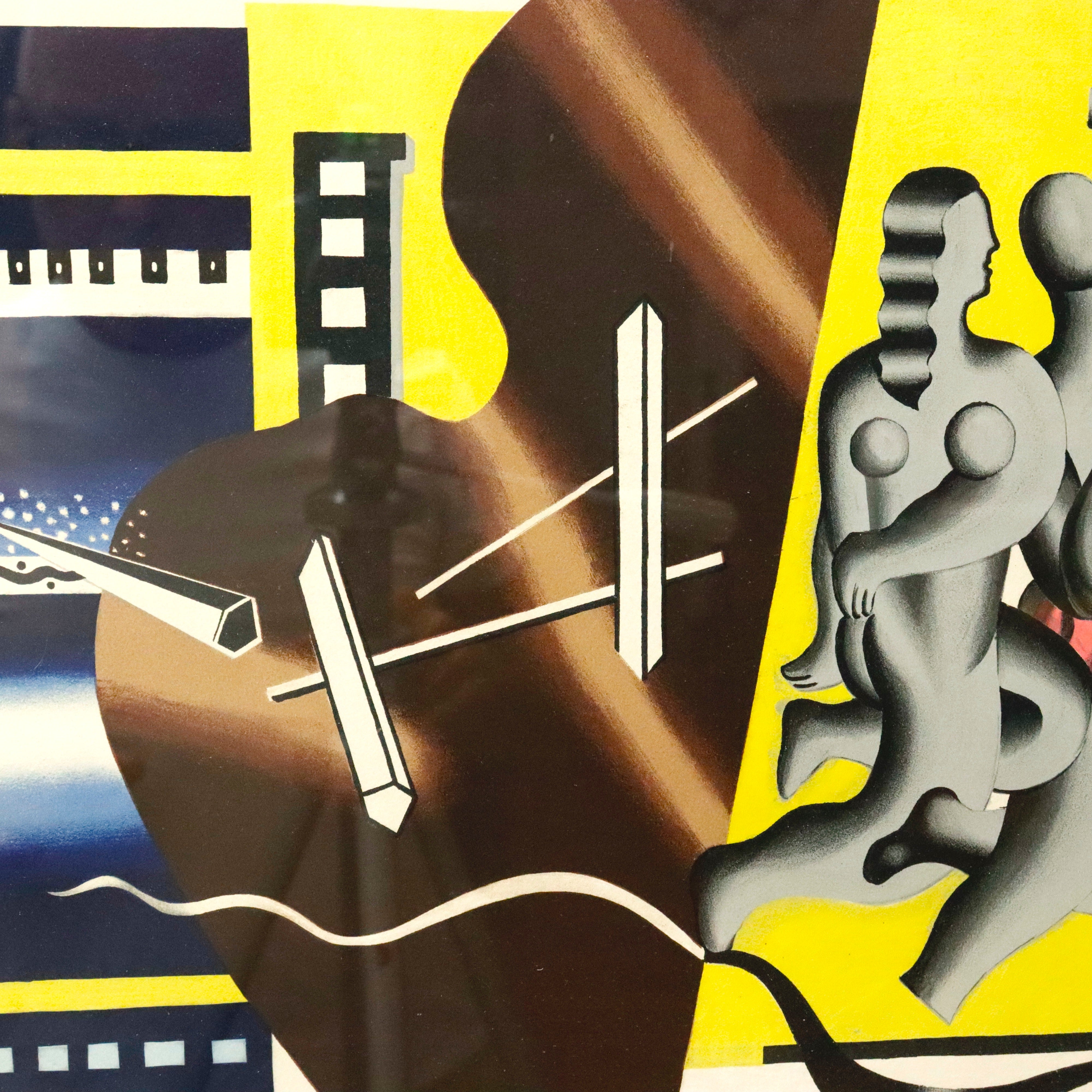 AW8-016: After Fernand Leger Lithograph Figures From Derriere Le Miroir 1930