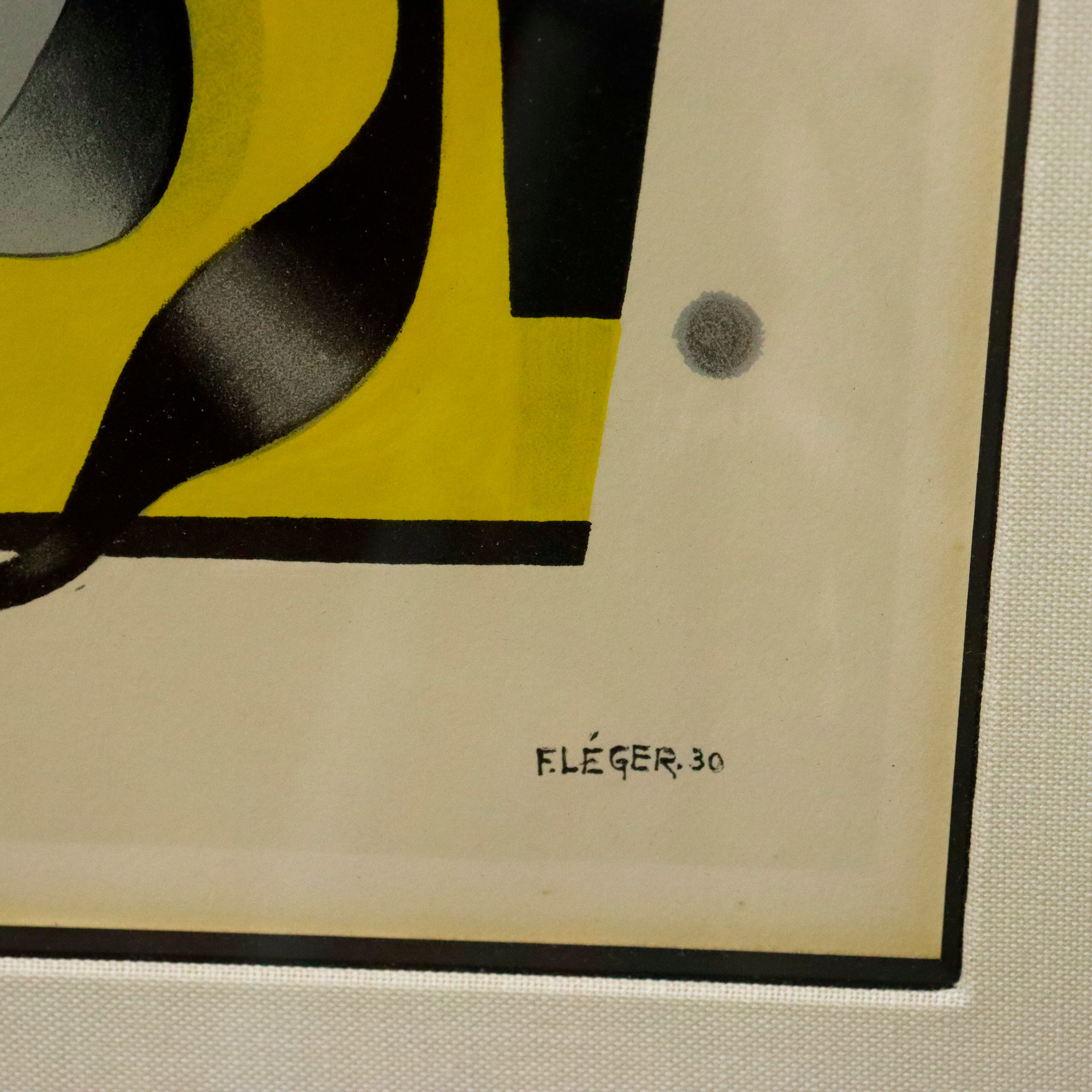 AW8-016: After Fernand Leger Lithograph Figures From Derriere Le Miroir 1930