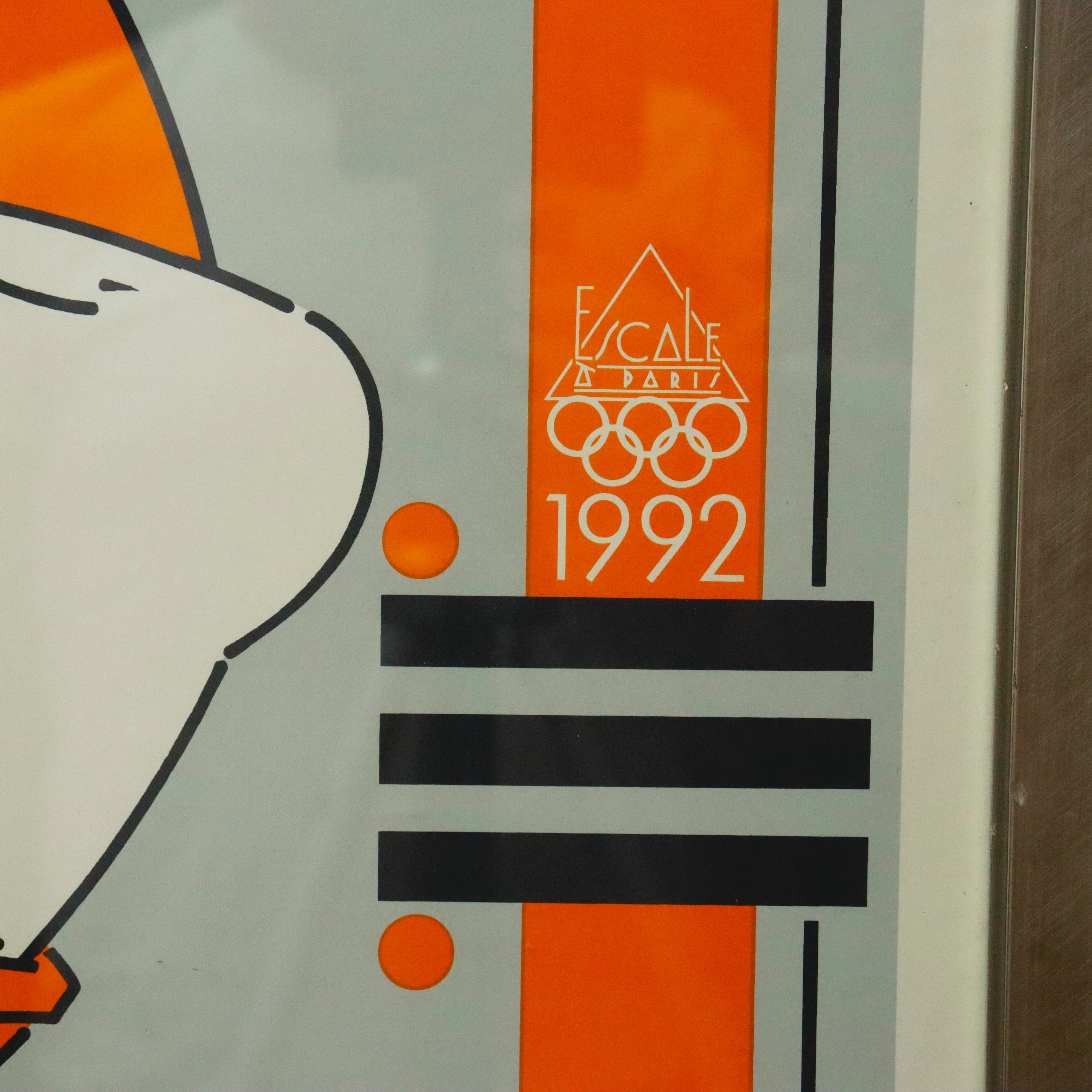 AW9-601: Bruno Bressolin, Olympique Dame Serenira, Serigraph  1986